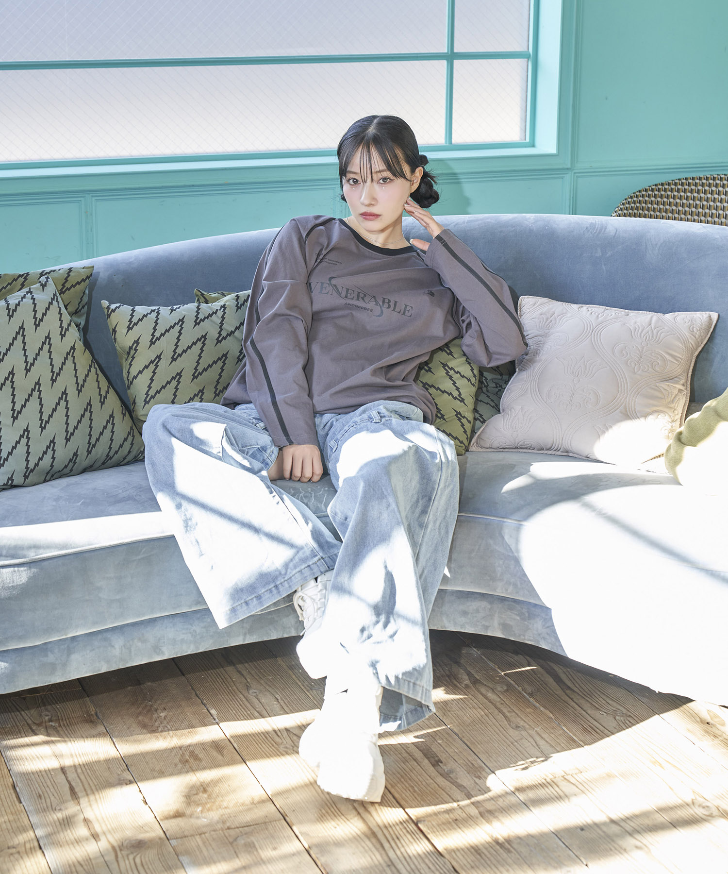 UNISEX ユニフォームロゴロンT