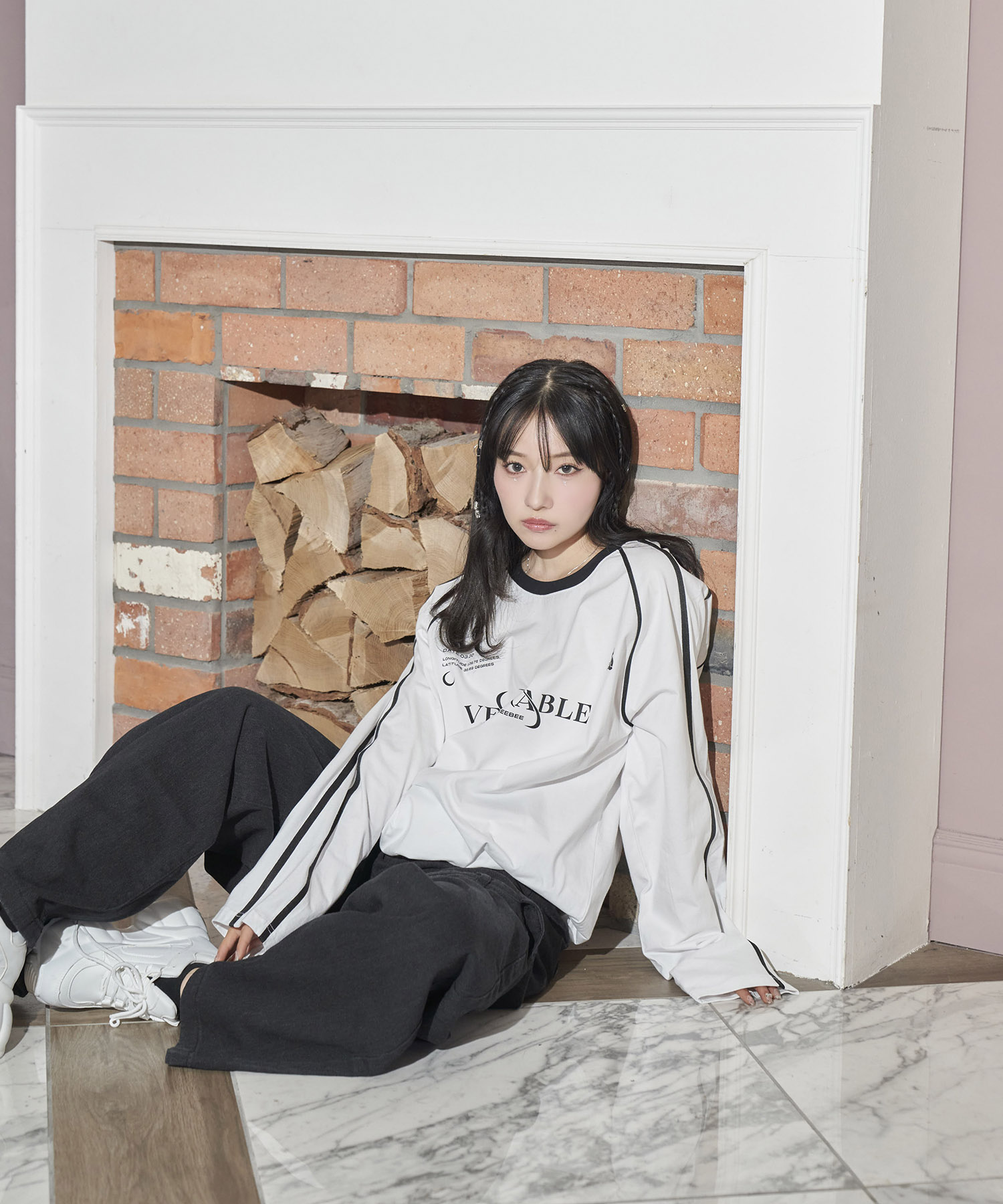 UNISEX ユニフォームロゴロンT