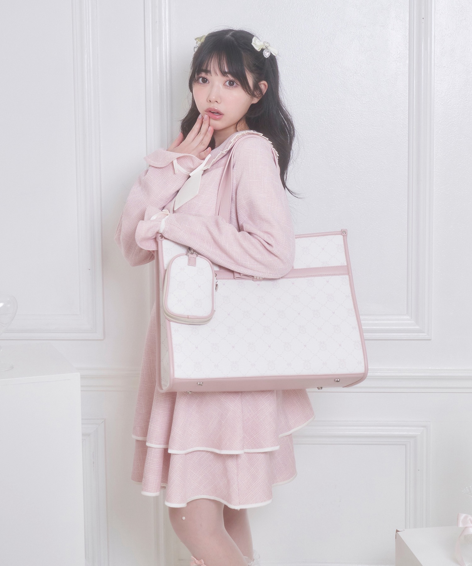 ハニーミーハニー ダイバービジューチュニック - 長袖 