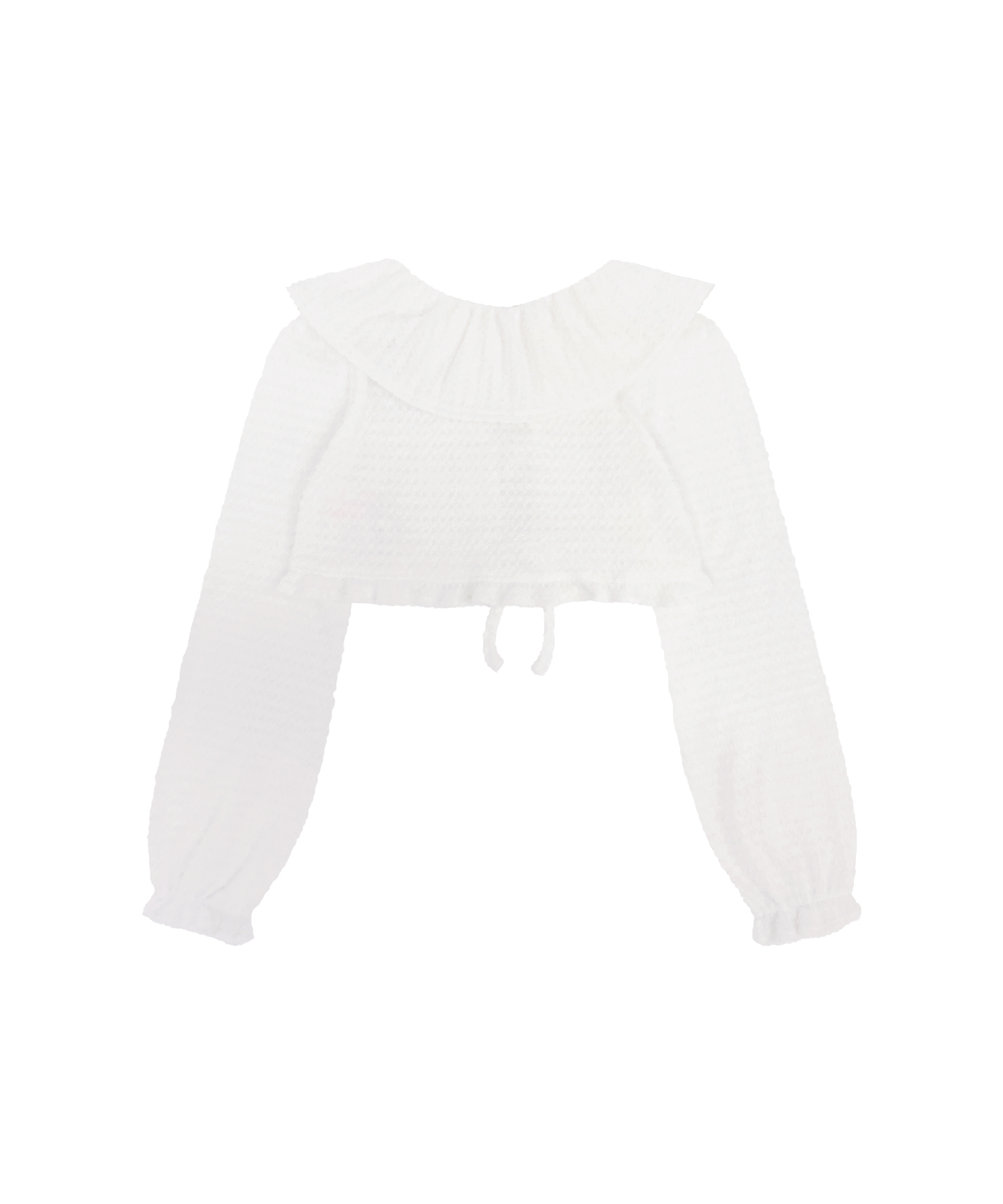 リボン付きスクエアセットアップ