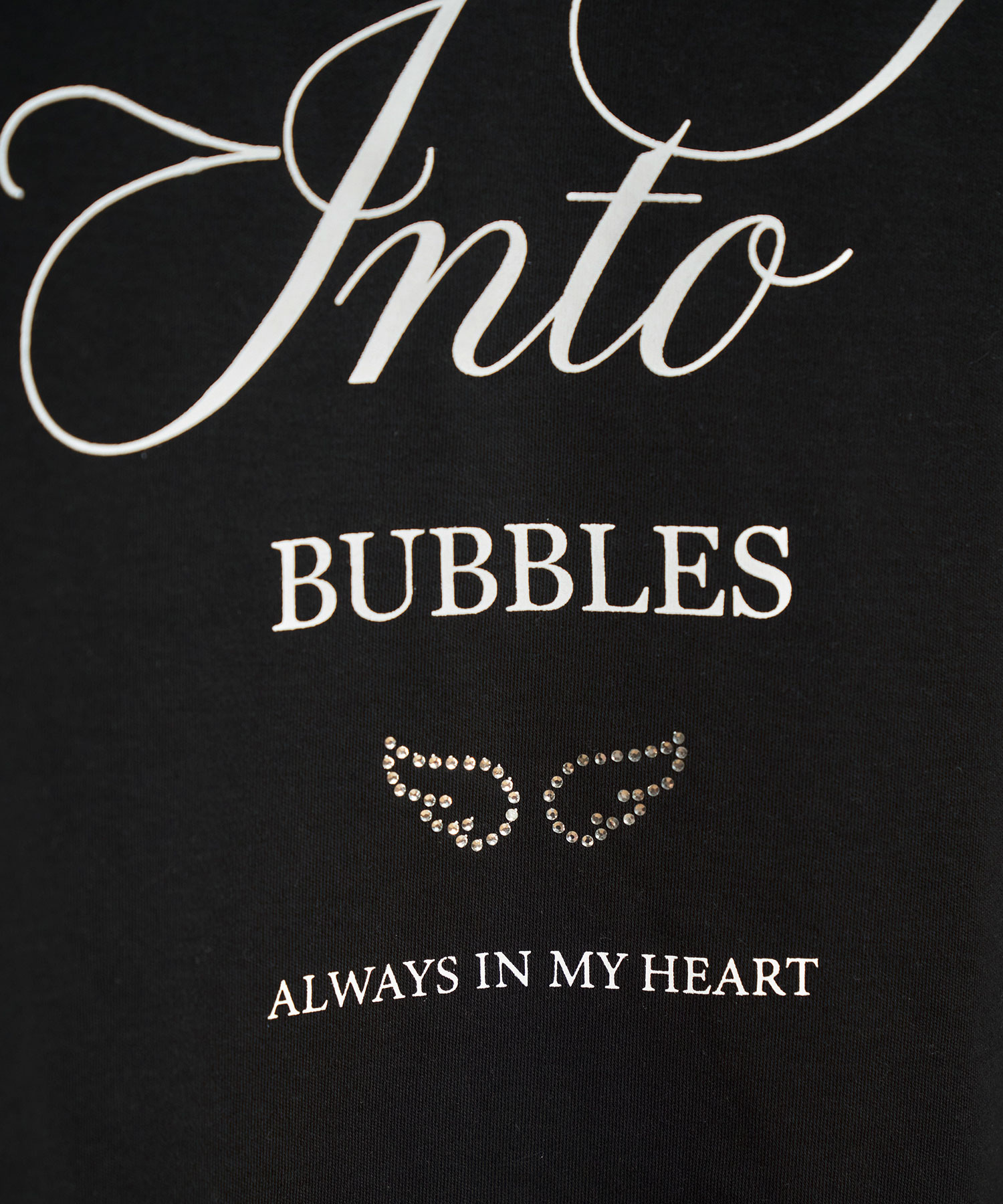 UNISEX BACK LOGO T / BLACK