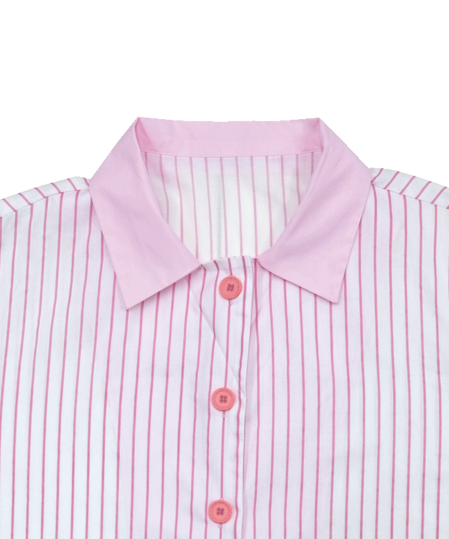 Flat Peach Short Sleeve Shirt