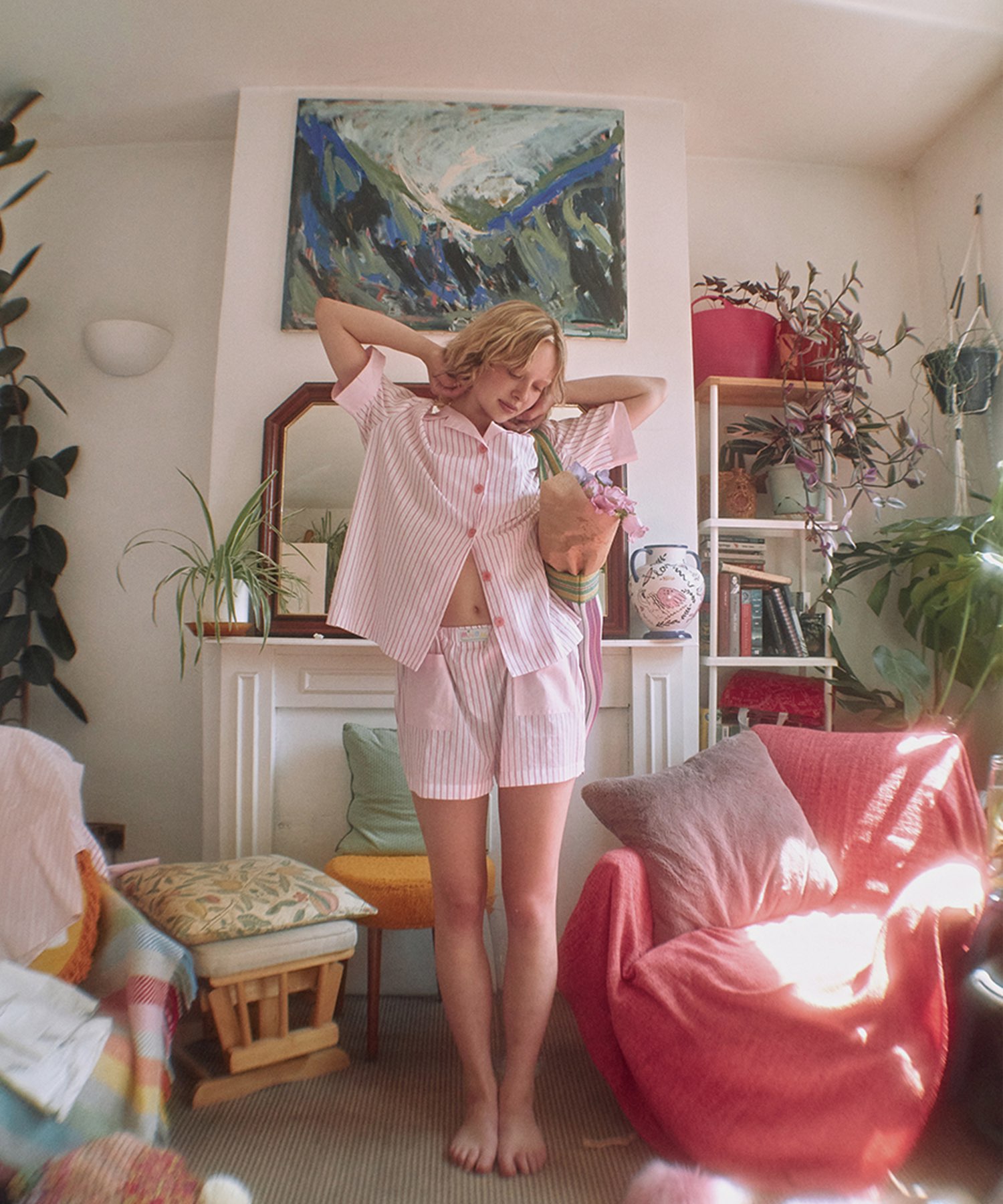 Flat Peach Shorts