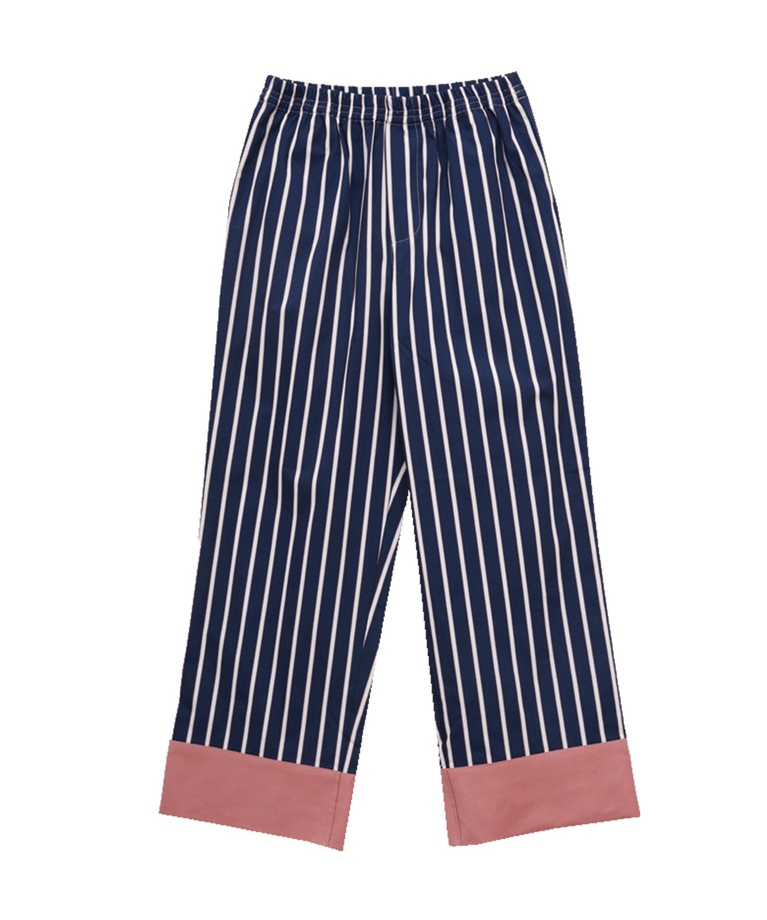 Navy Pink Stripe Pants