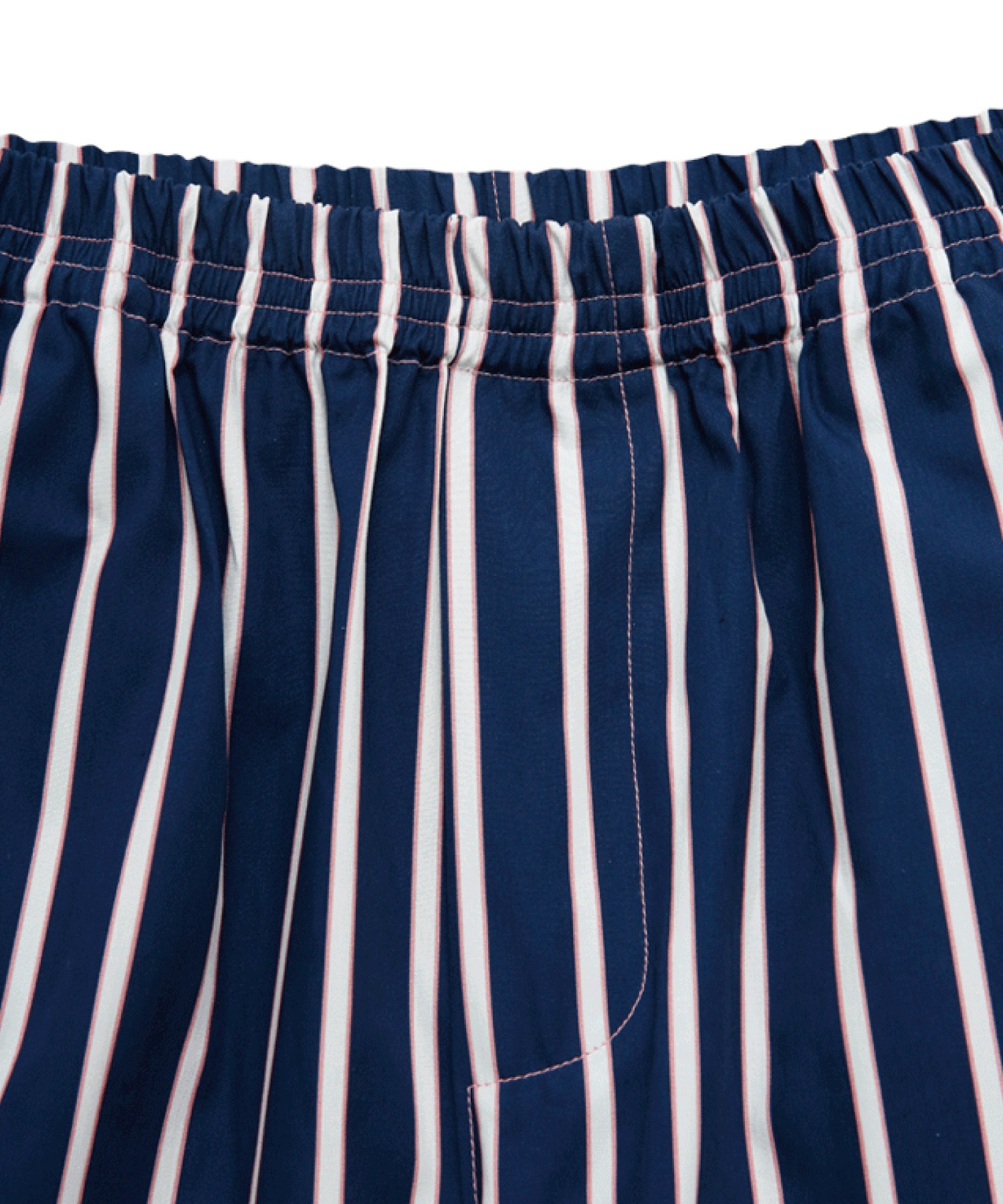 Navy Pink Stripe Pants