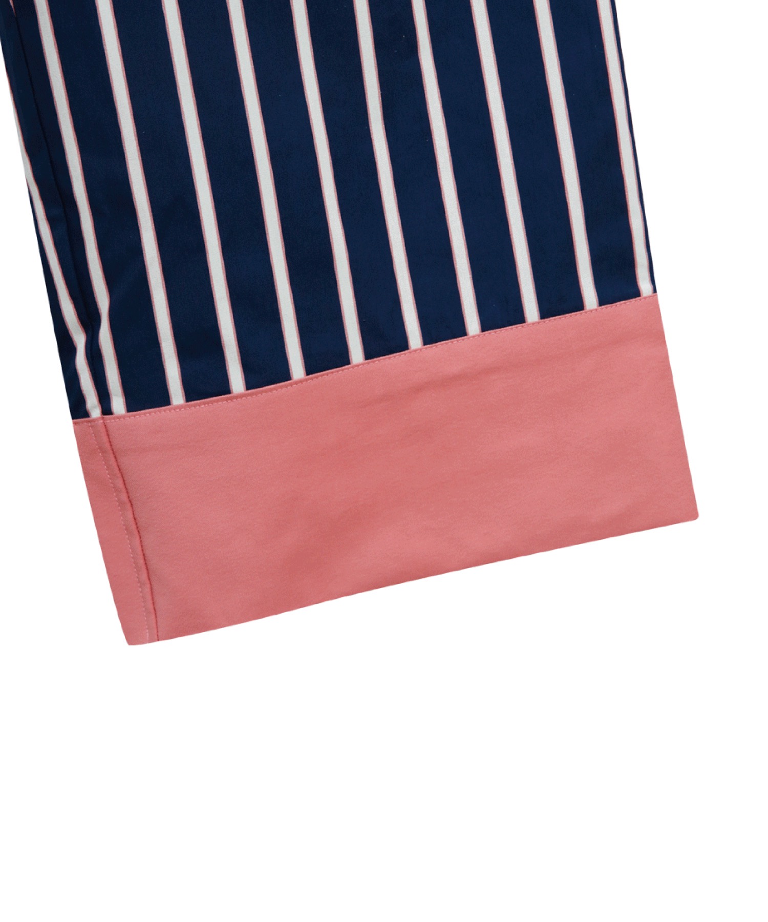 Navy Pink Stripe Pants