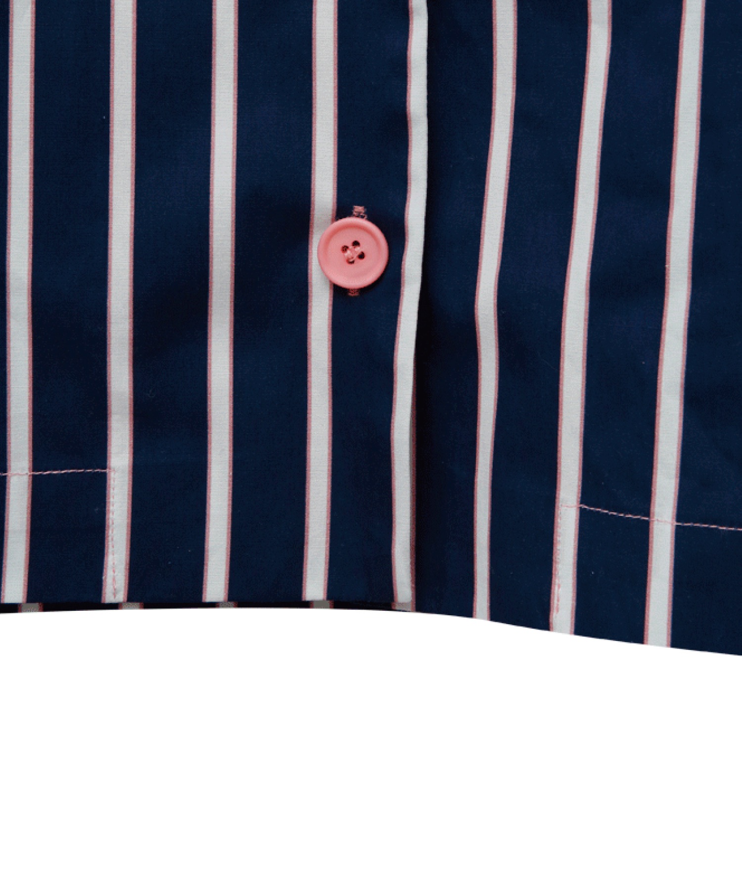 Navy Pink Stripe Shirt