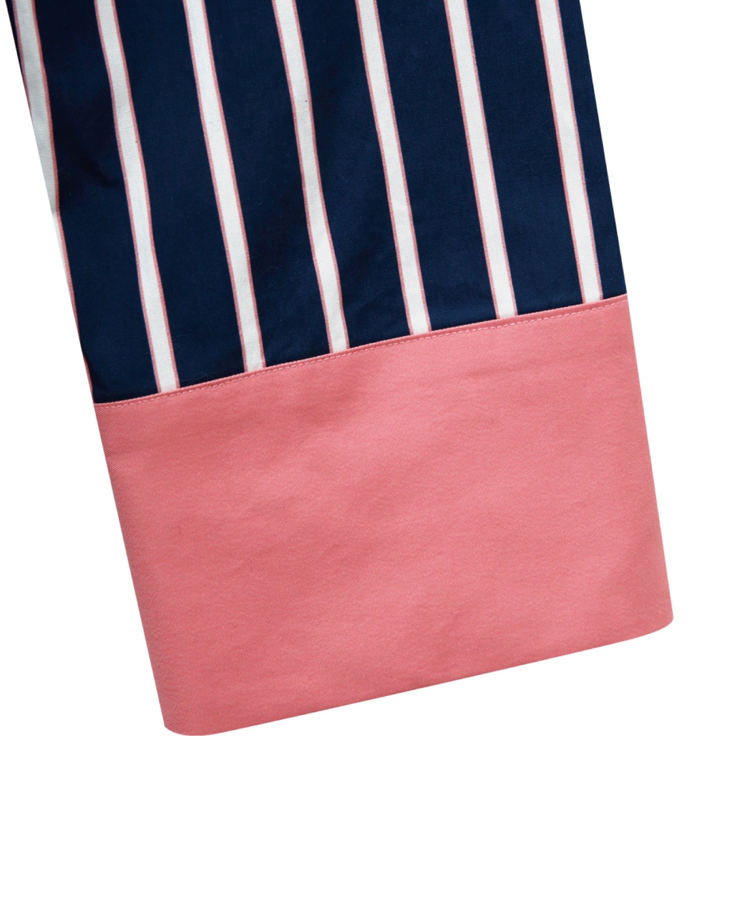 Navy Pink Stripe Shirt