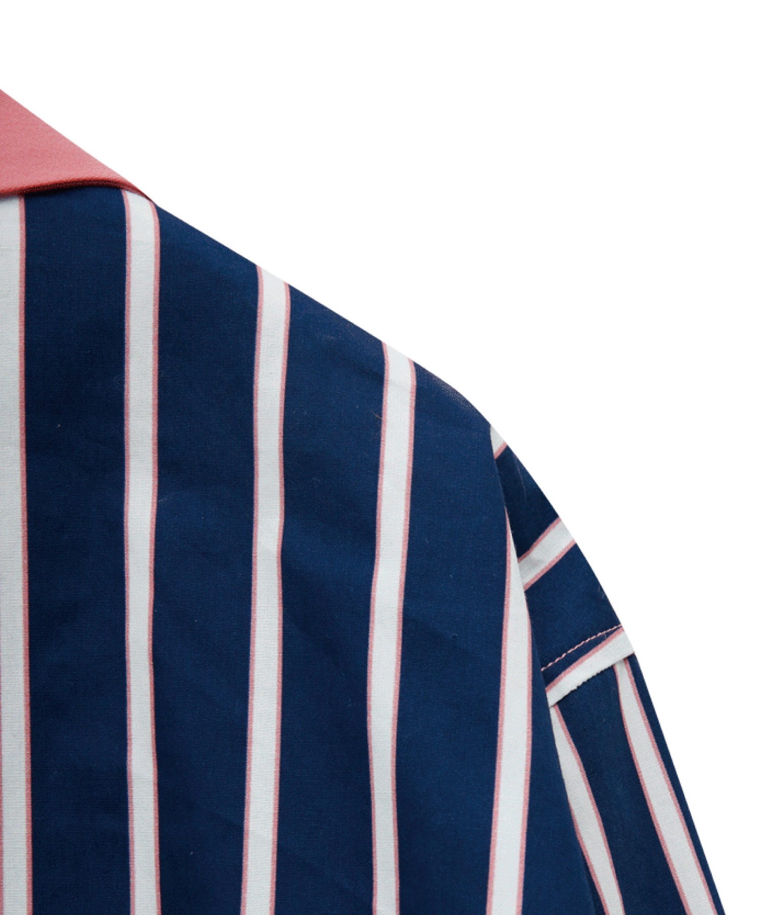Navy Pink Stripe Shirt
