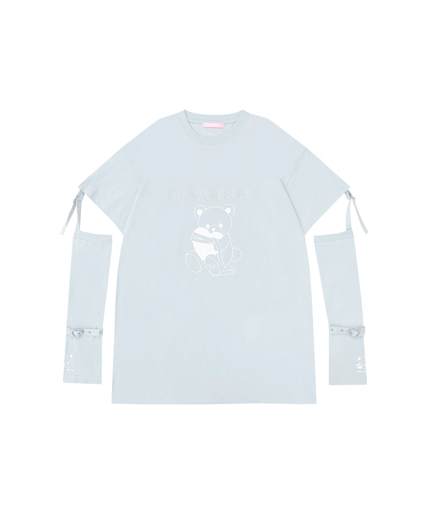 新品★HONEY CINNAMON【シナモンくん】ホワイト★総柄★Tシャツ Honey Cinnamon - 新品☆未開封品☆HONEY CINNAMON☆シナモン