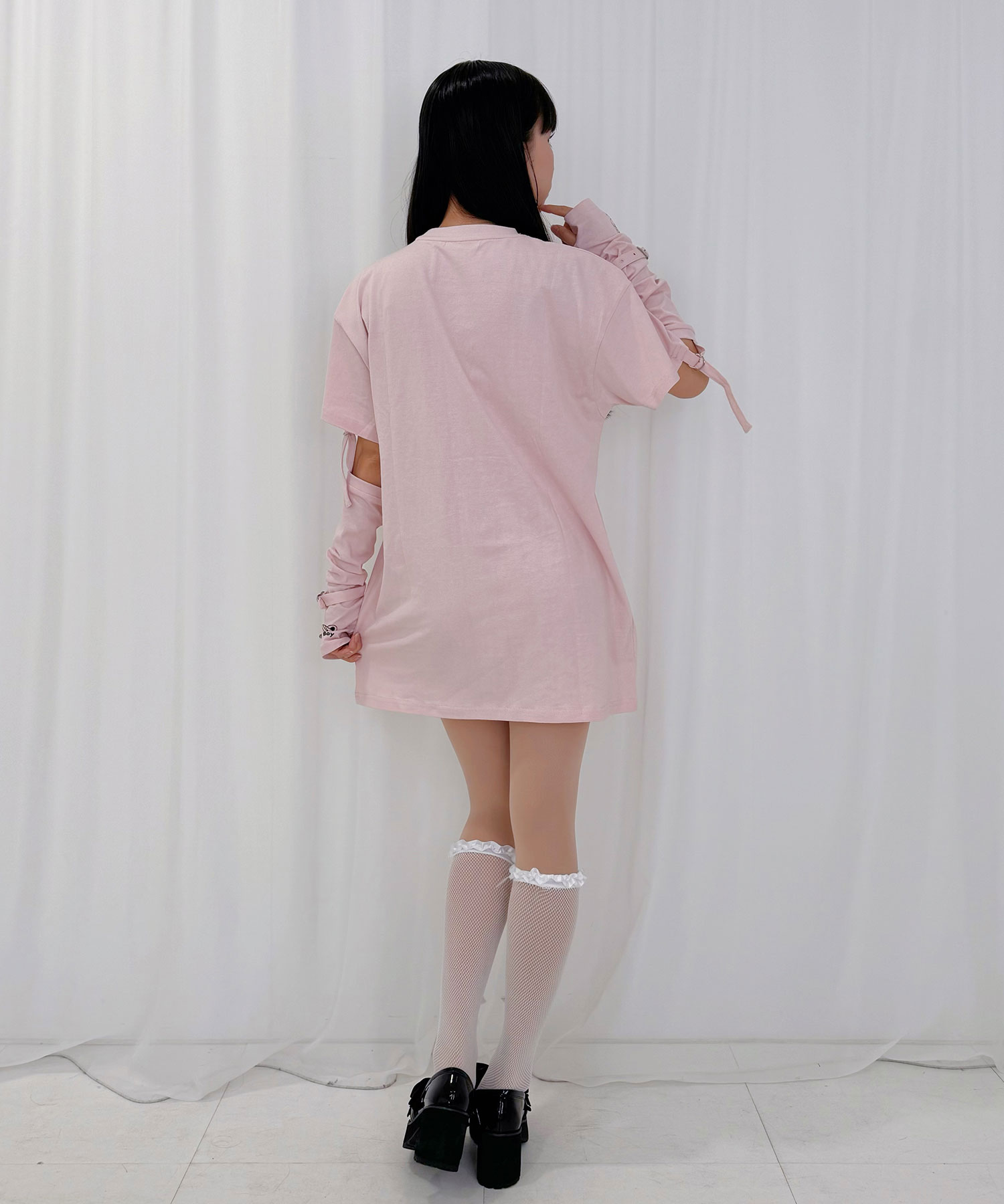 シナモンくんアームカバー付きTシャツ