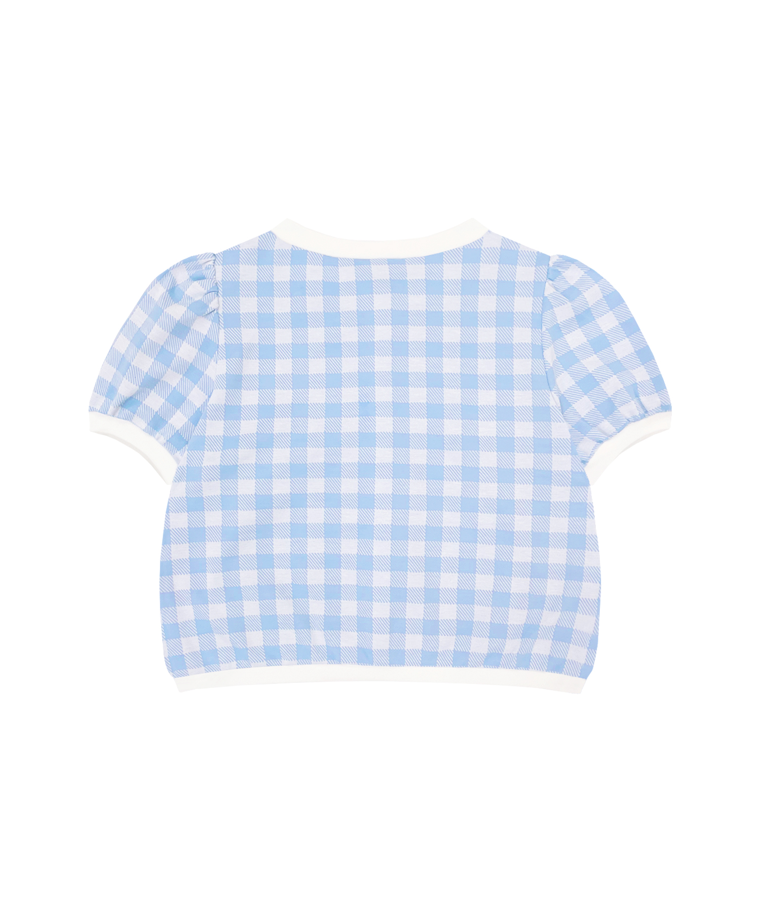 ギンガムカーデセットアップ