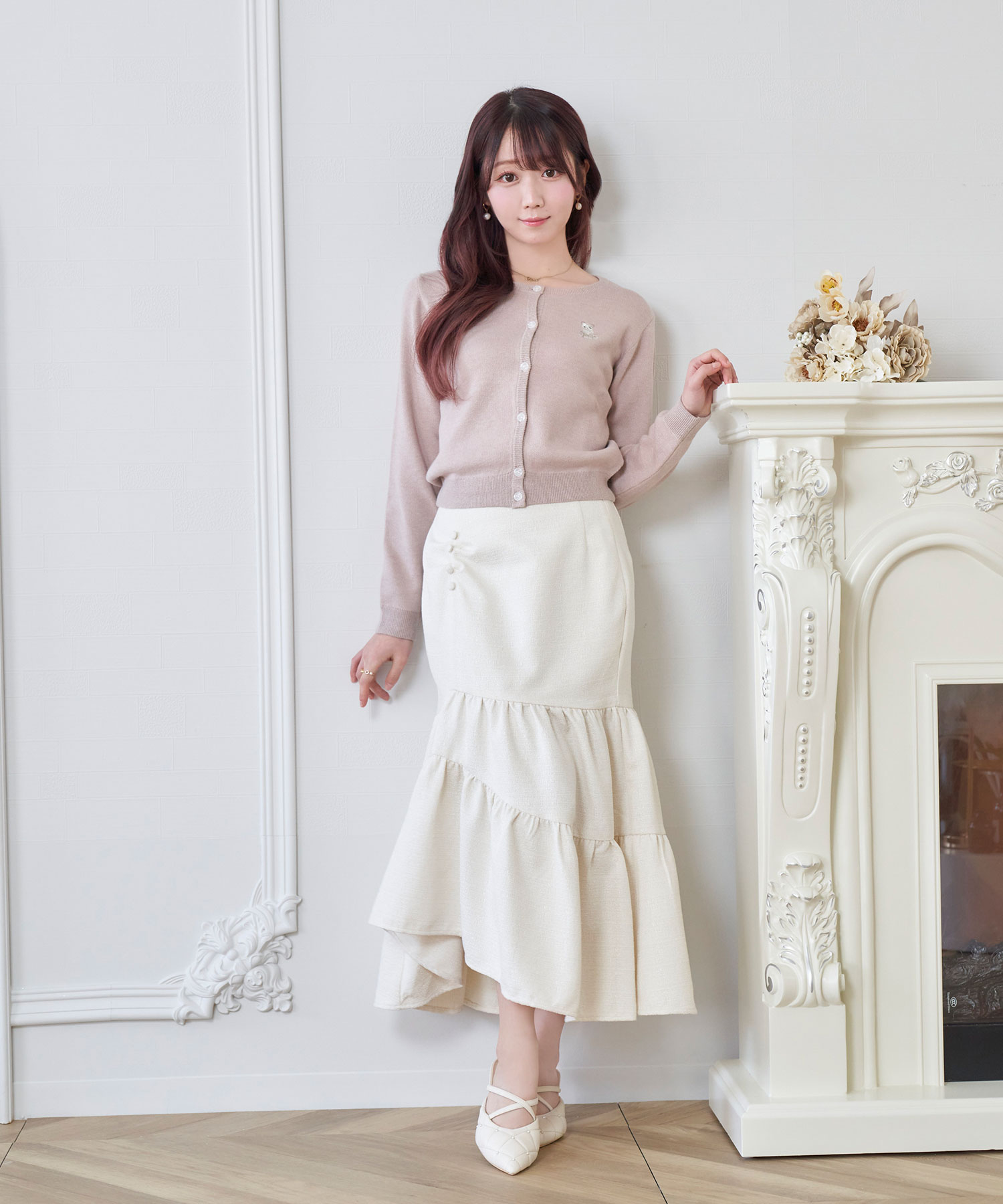 cat emb round neck c/d