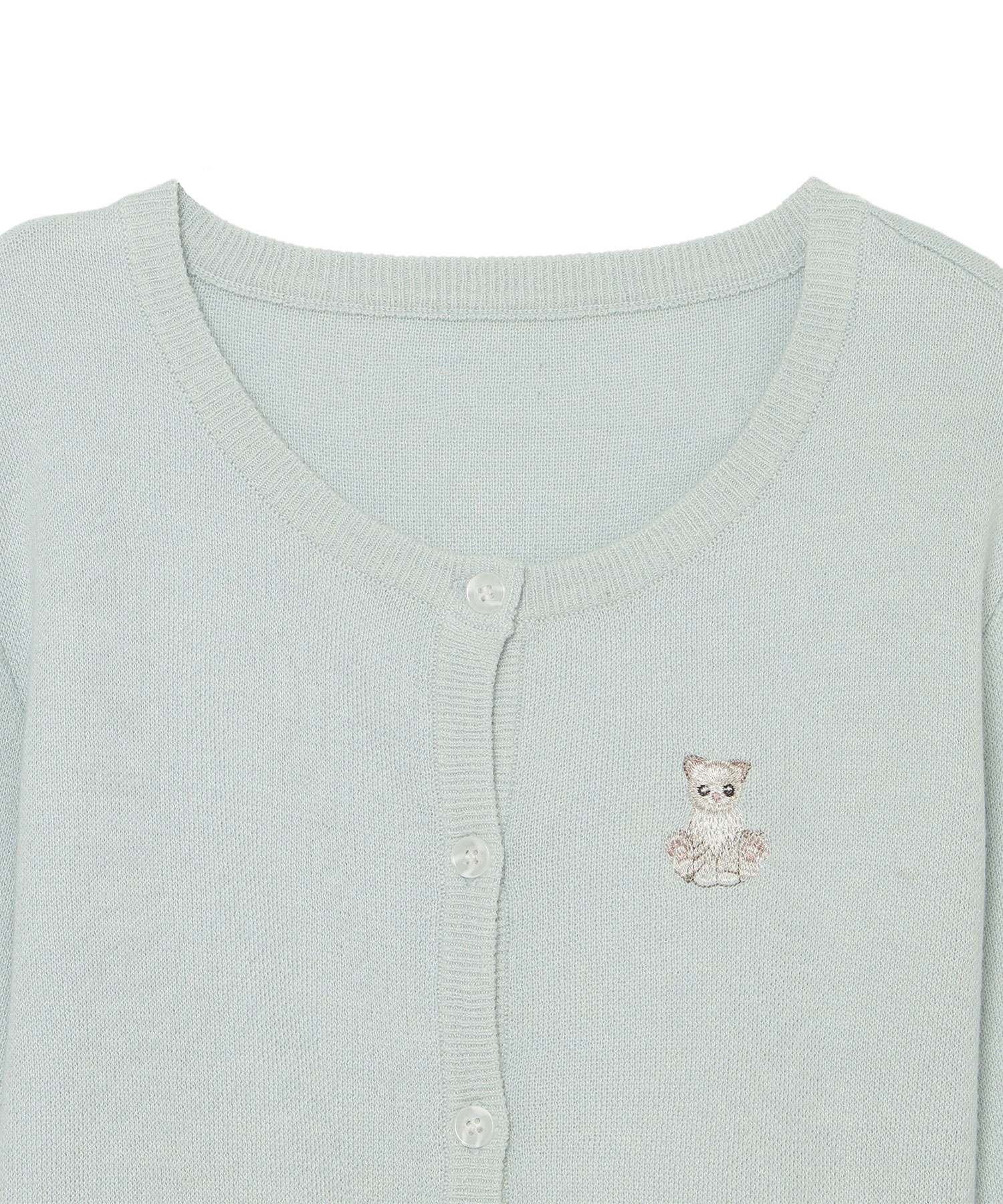 cat emb round neck c/d