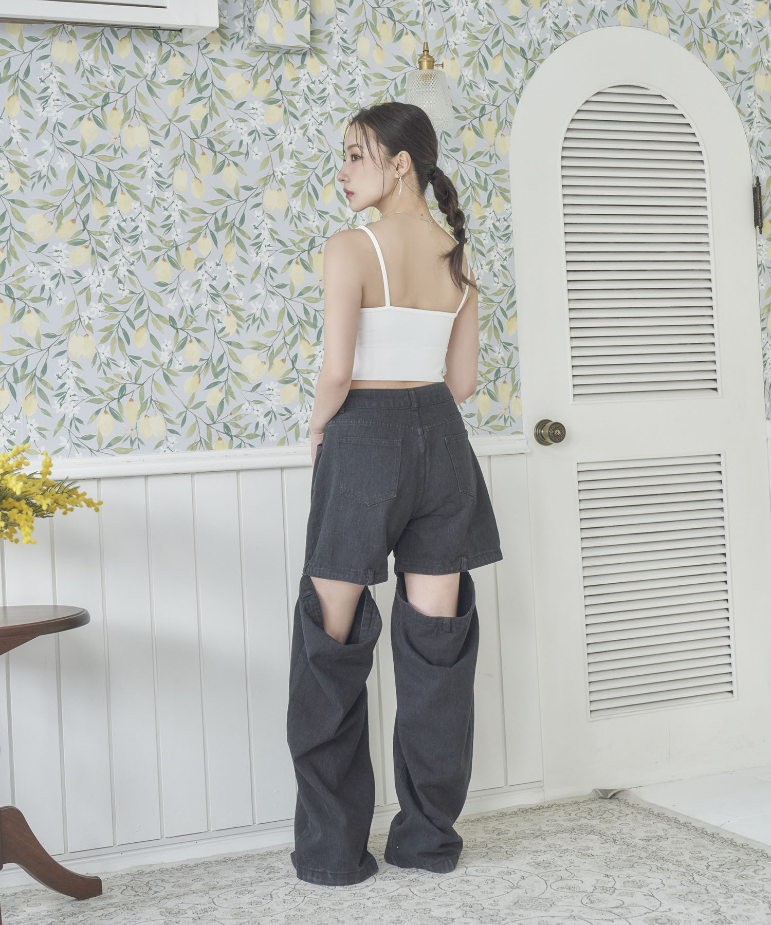 アシメキャミソールインナー