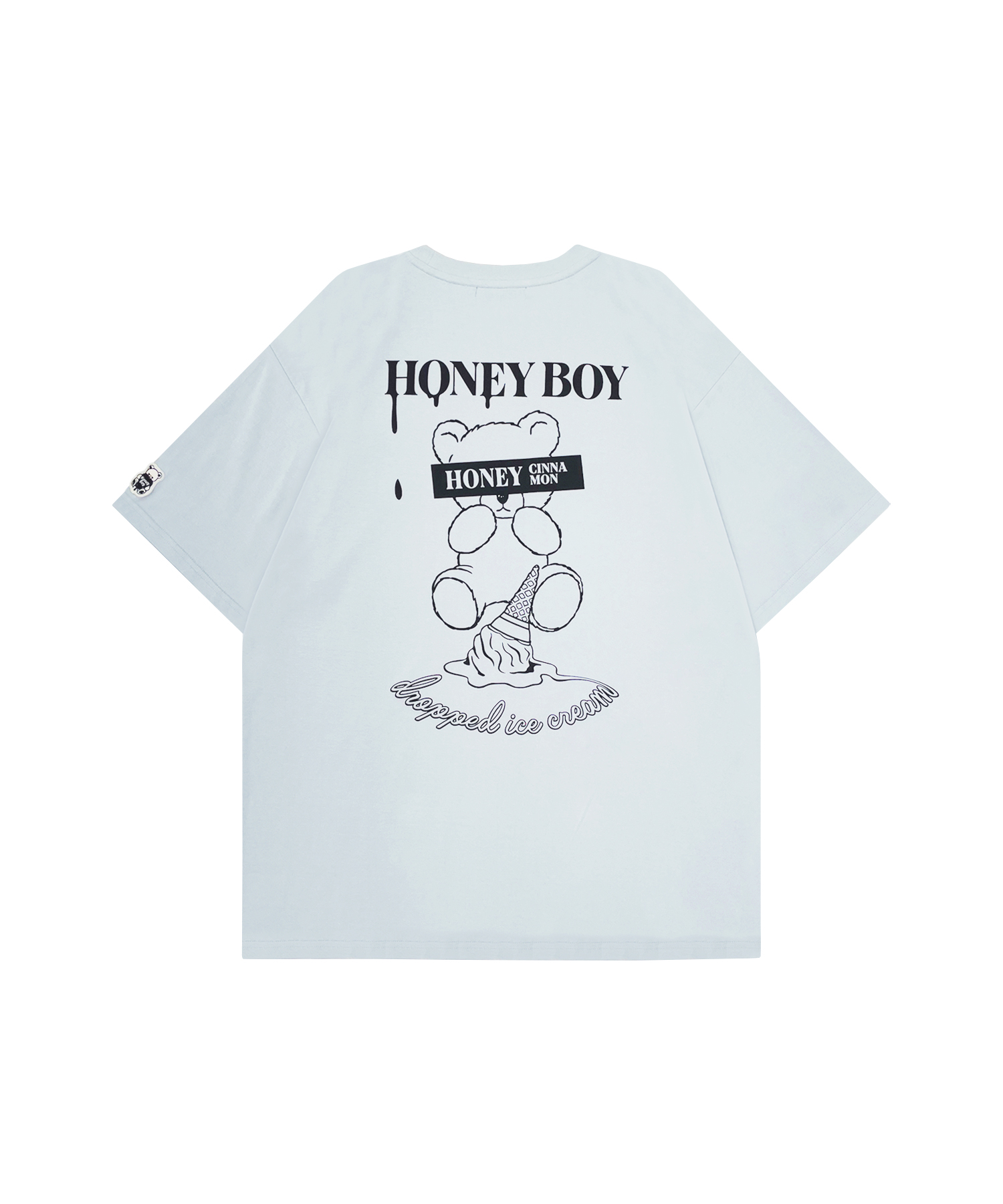 Honey Cinnamon - HONEY CINNAMON Devil kitten Tシャツ　ホワイト Honey Cinnamon - HONEY CINNAMON Devil kitten Tシャツホワイト
