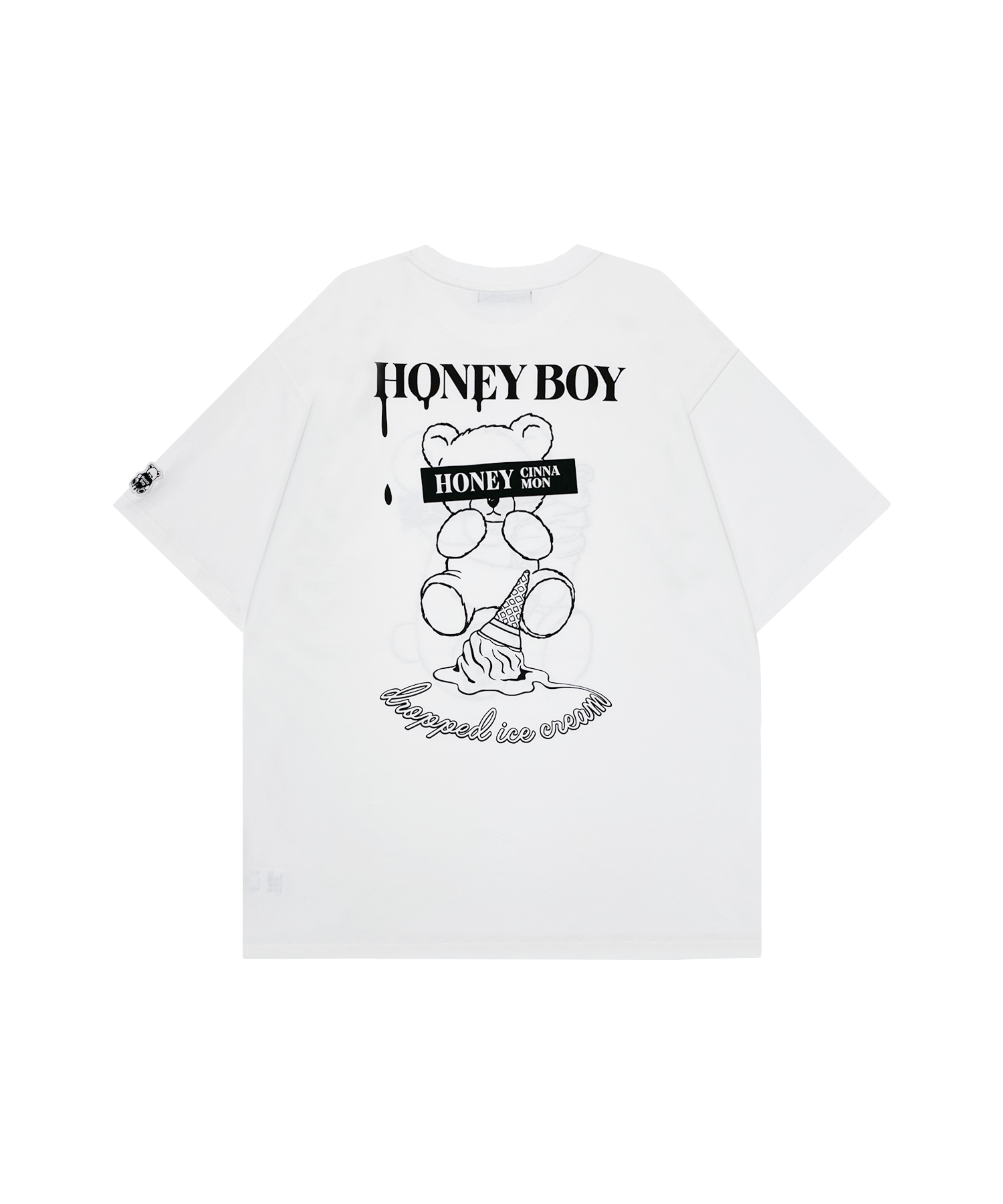 アイス目隠しシナモンTシャツ