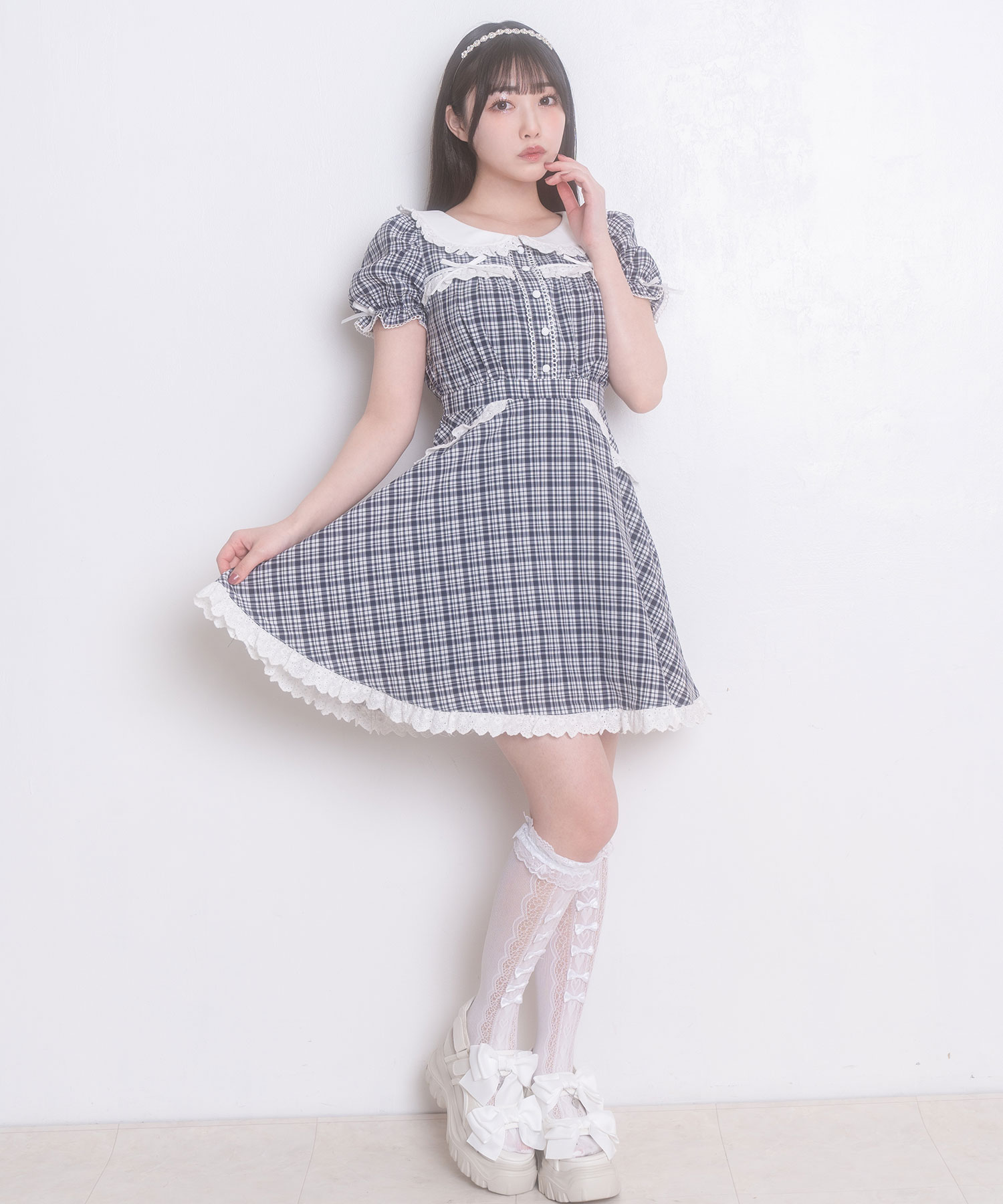 carolinebosmans フリルワンピース】 コットンフリルワンピース – BUNNY APARTMENT