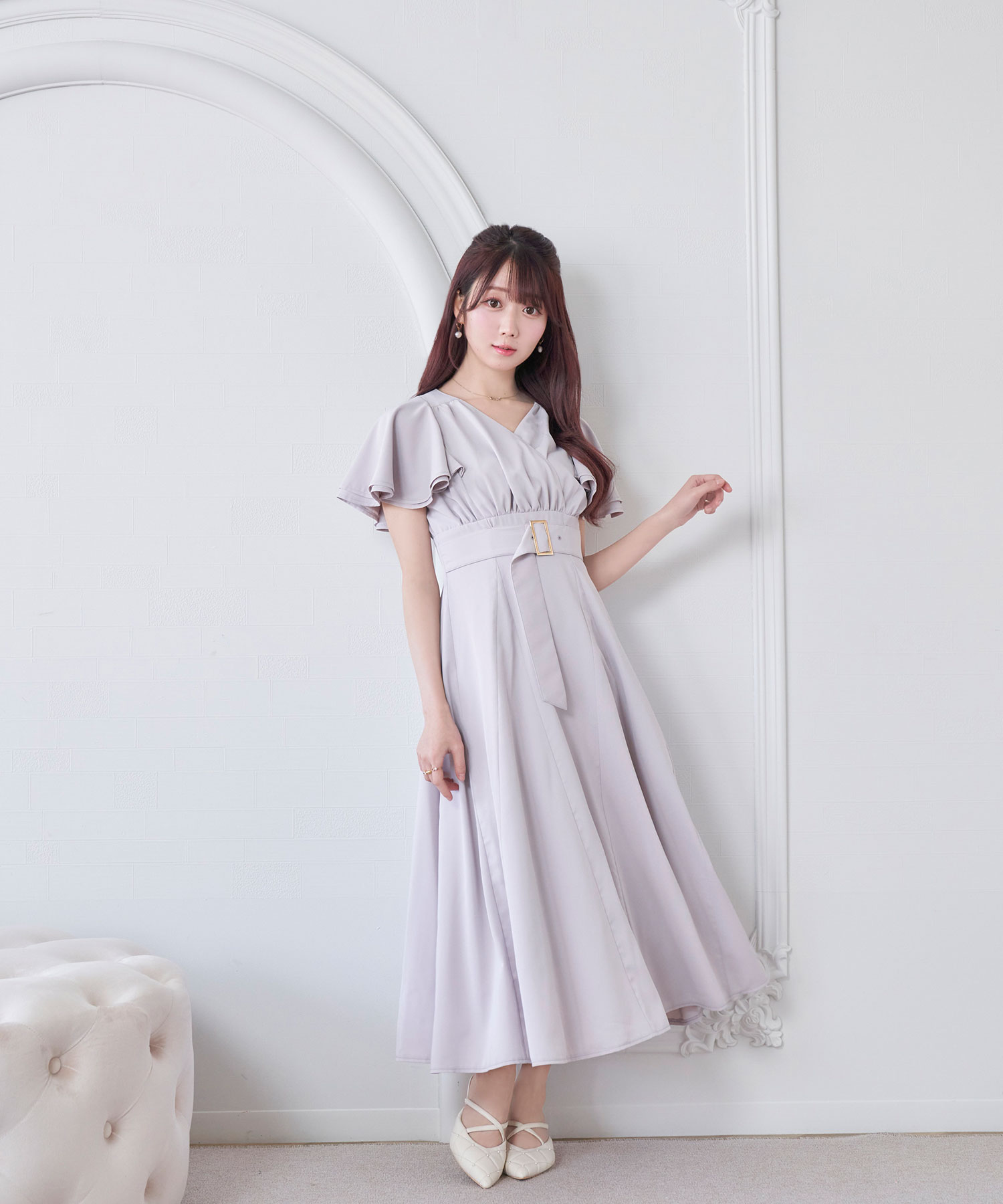 flare sleeves dress – BUNNY APARTMENT