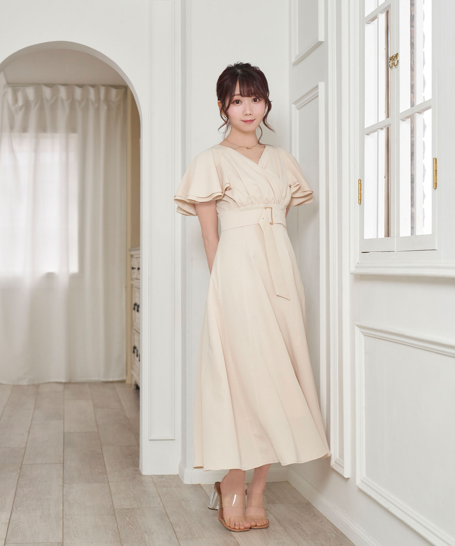 flare sleeves dress – BUNNY APARTMENT