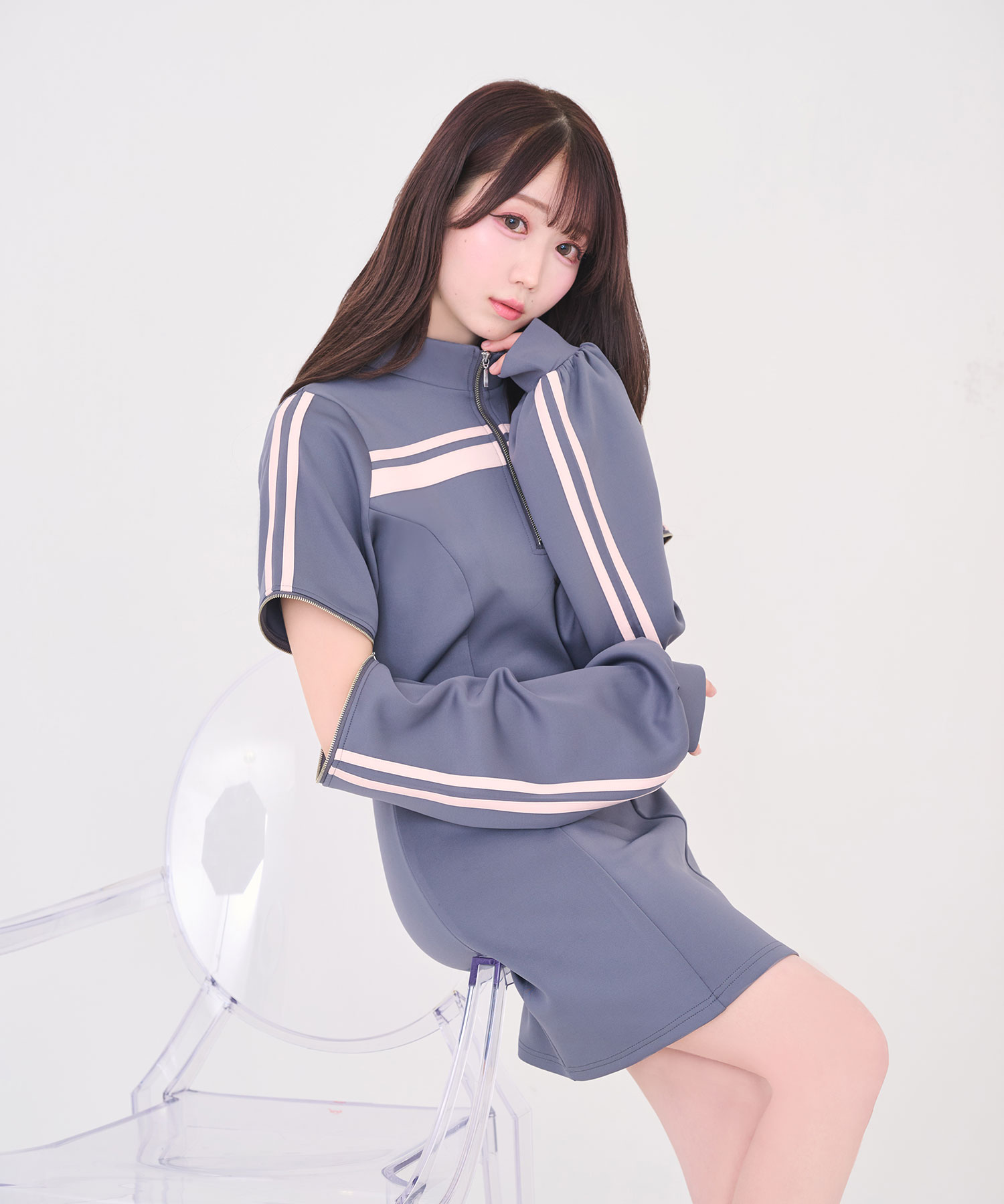 ロゼミューズ ジャージ 2way jersey mini one piece - ワンピース