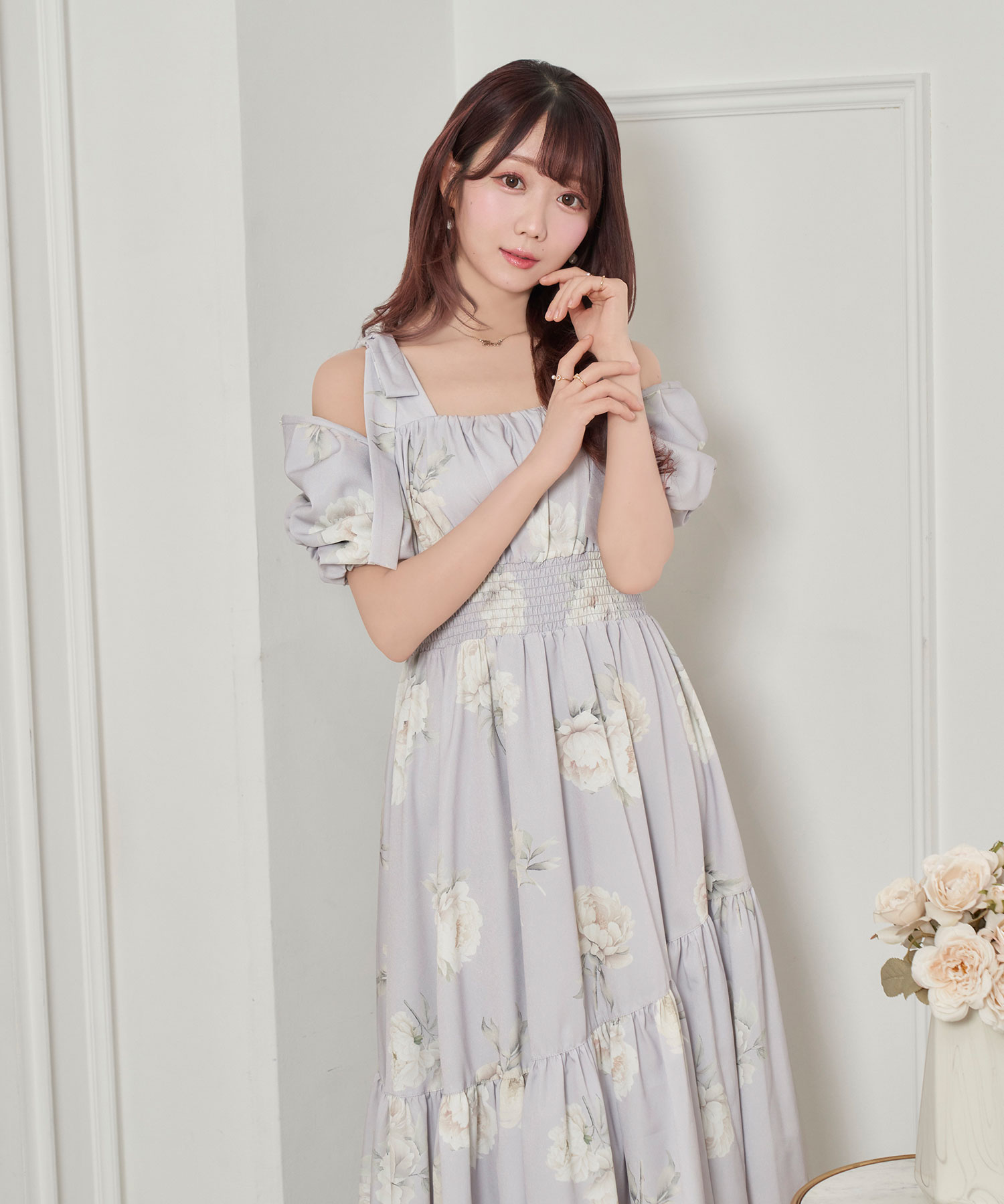 2way sleeve floral dress – BUNNY APARTMENT