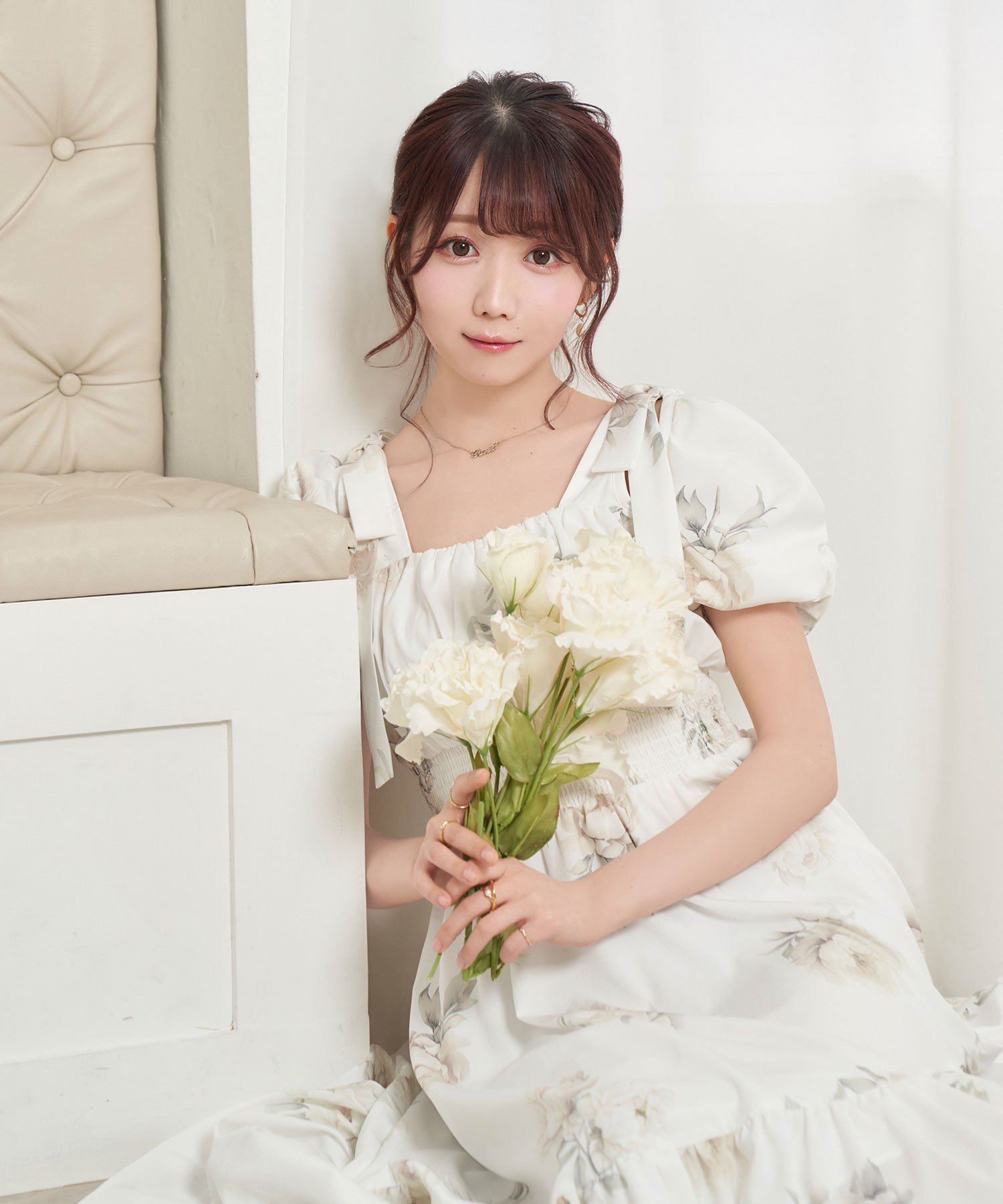 2way sleeve floral dress