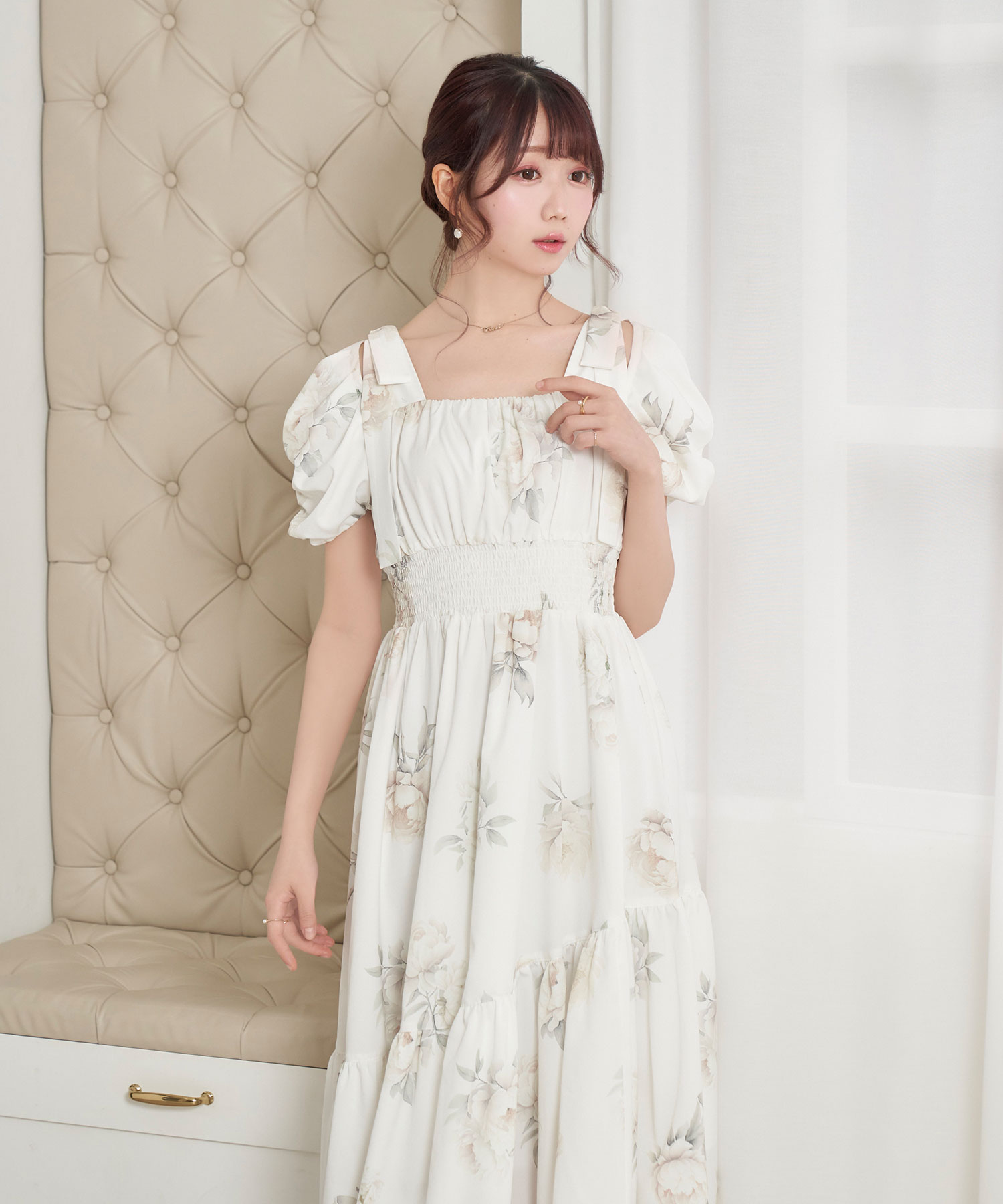 2way sleeve floral dress – BUNNY APARTMENT