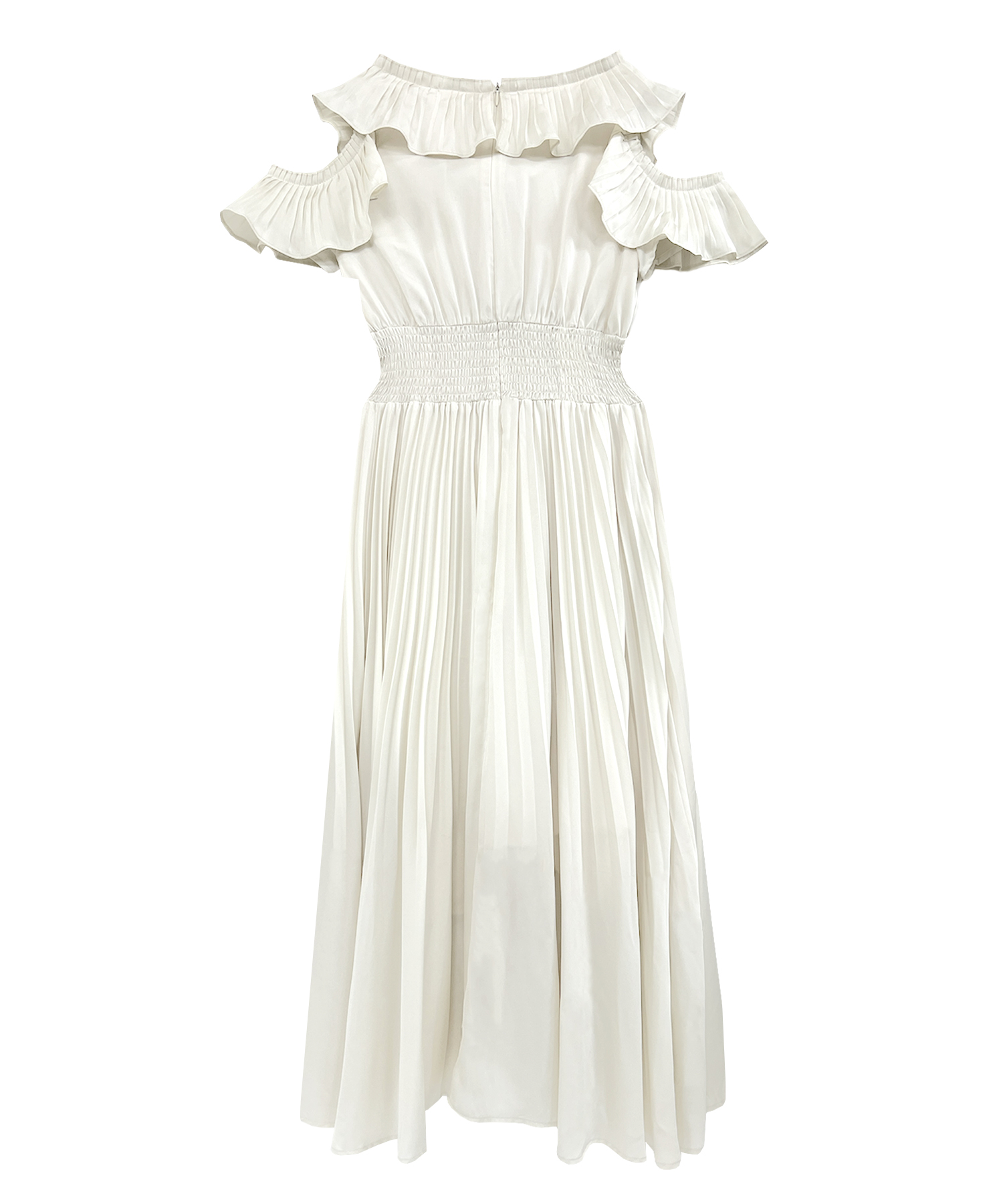 pleated collar resort style dress