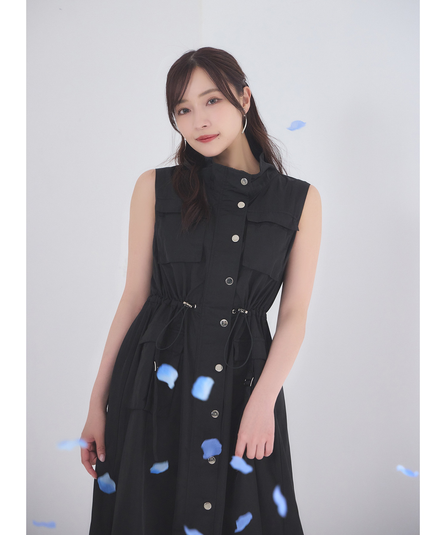 カーゴポケットロングワンピ