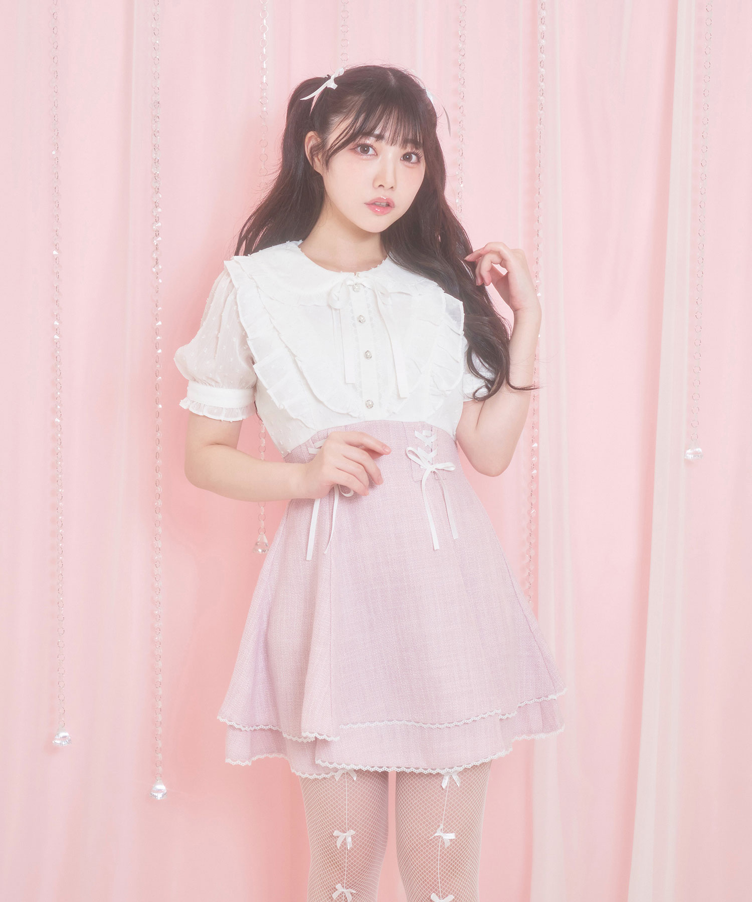 一点物❣️✨️YUUMI ARIA BEAMS ドッキング ワンピース チュール