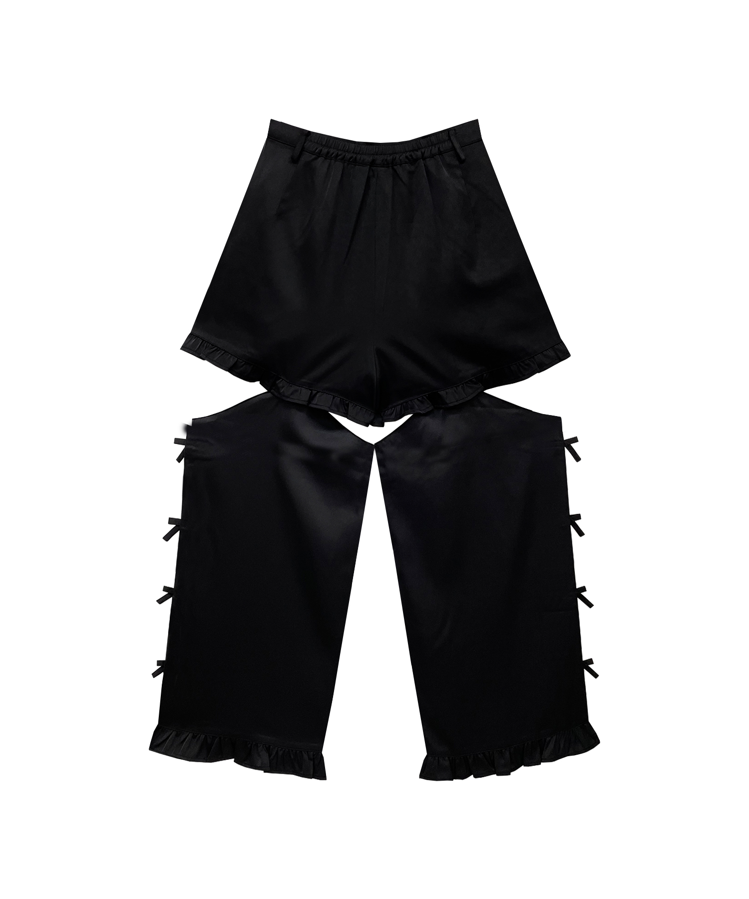 アンジェリックプリティ　ピンク ガーター付きパンツ レースリボン リボン付きレースガーターベルト 4color【セクシーインナー