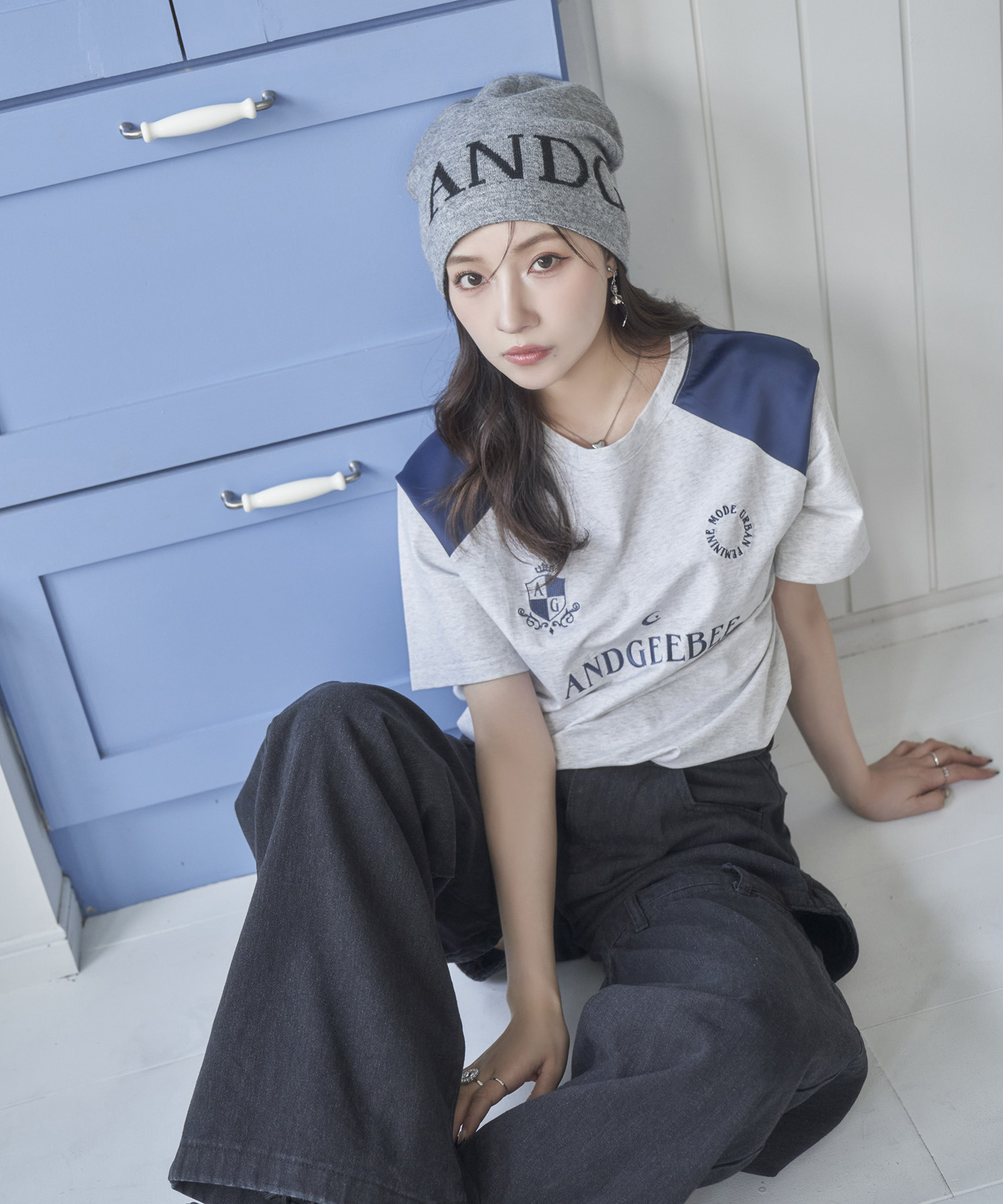 UNISEX スタッズケミカルT（Tシャツ/カットソー）｜ANDGEEBEE