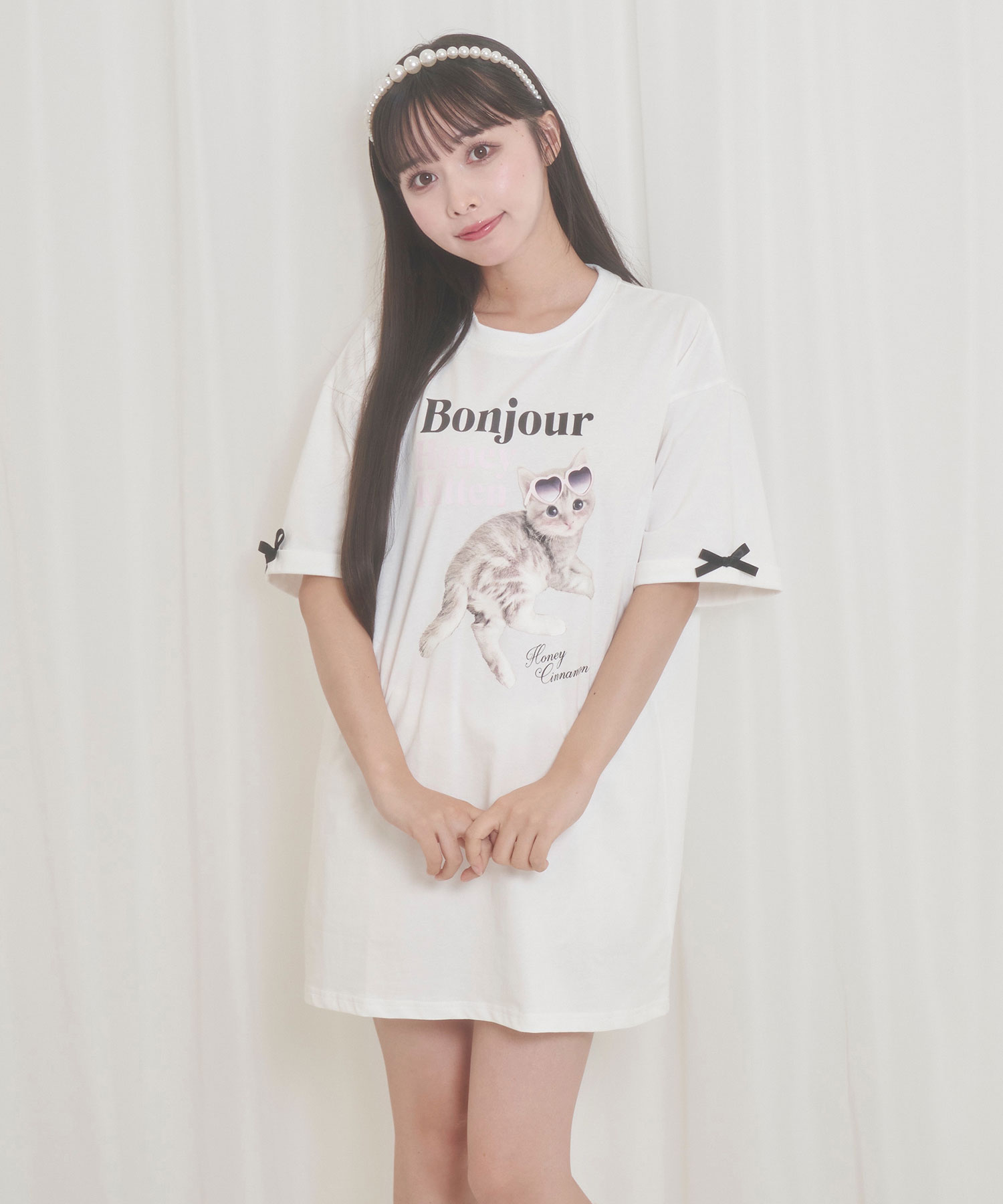 Heart glasses Kitten Tシャツ – BUNNY APARTMENT