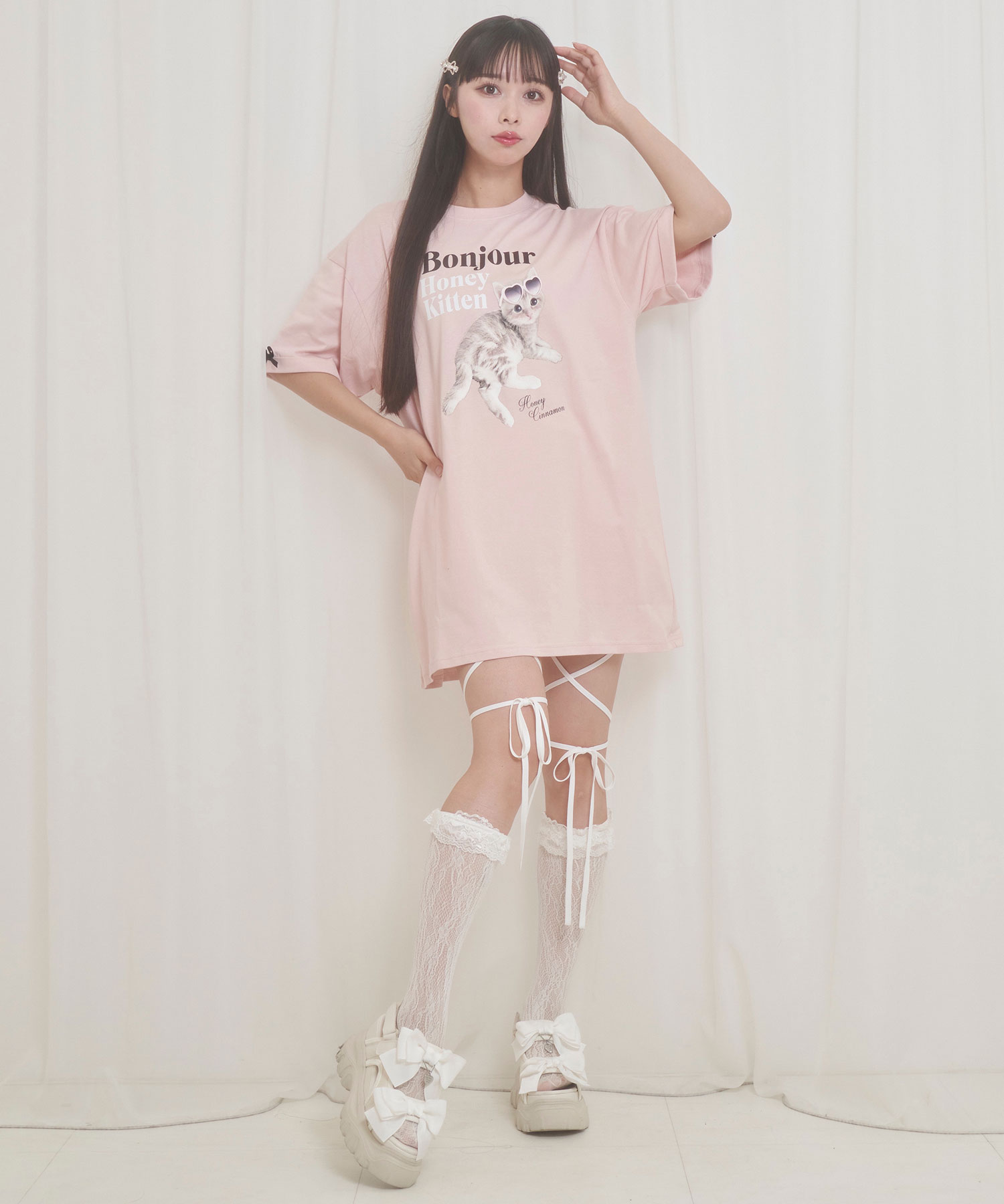 CONP 24SS Caring Kitten Tシャツ CONP 24SS Caring Kitten T-shirt