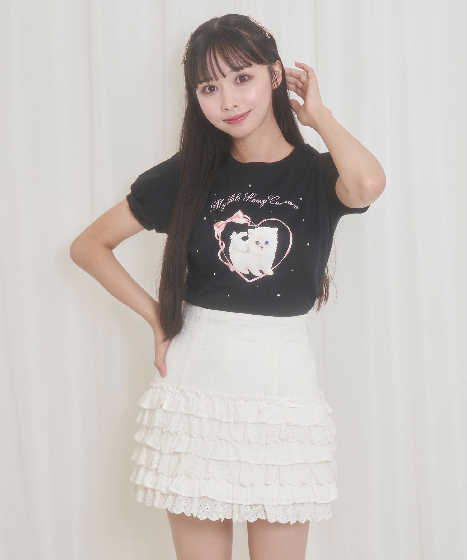 CONP 24SS Caring Kitten Tシャツ CONP 24SS Caring Kitten T-shirt