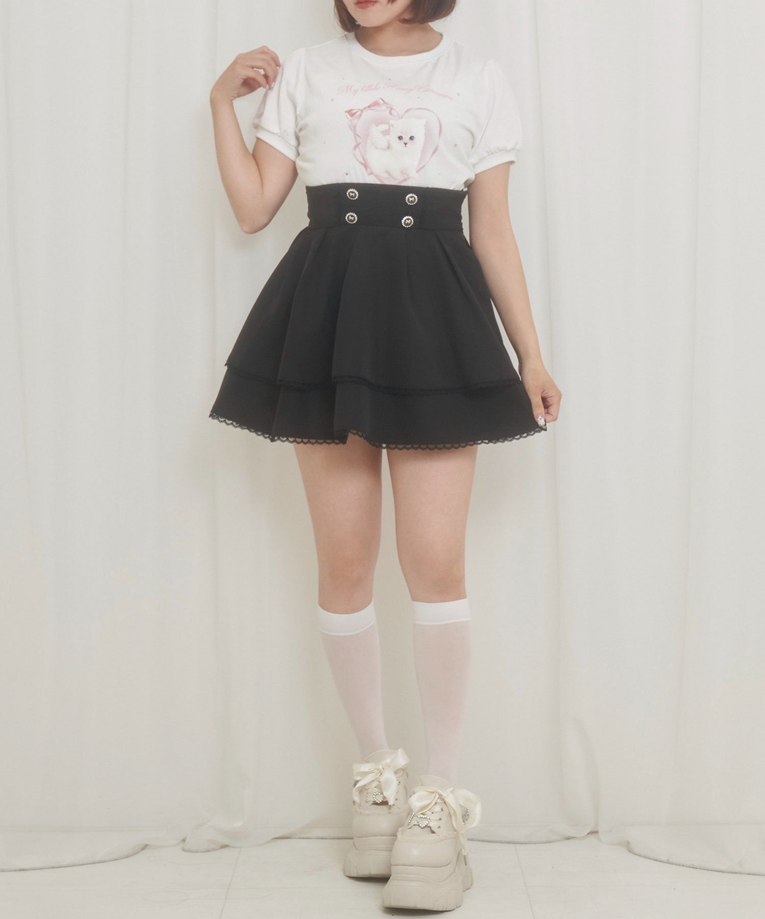 My kitten パフTシャツ