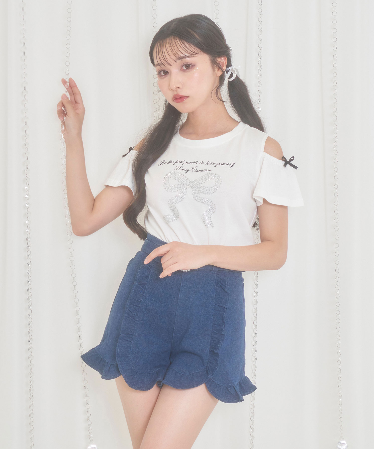 ★かわいいリボンがいっぱい★CHANEL Tシャツ ポップなイラストが可愛い♪】CHANEL ココネージュ Tシャツ