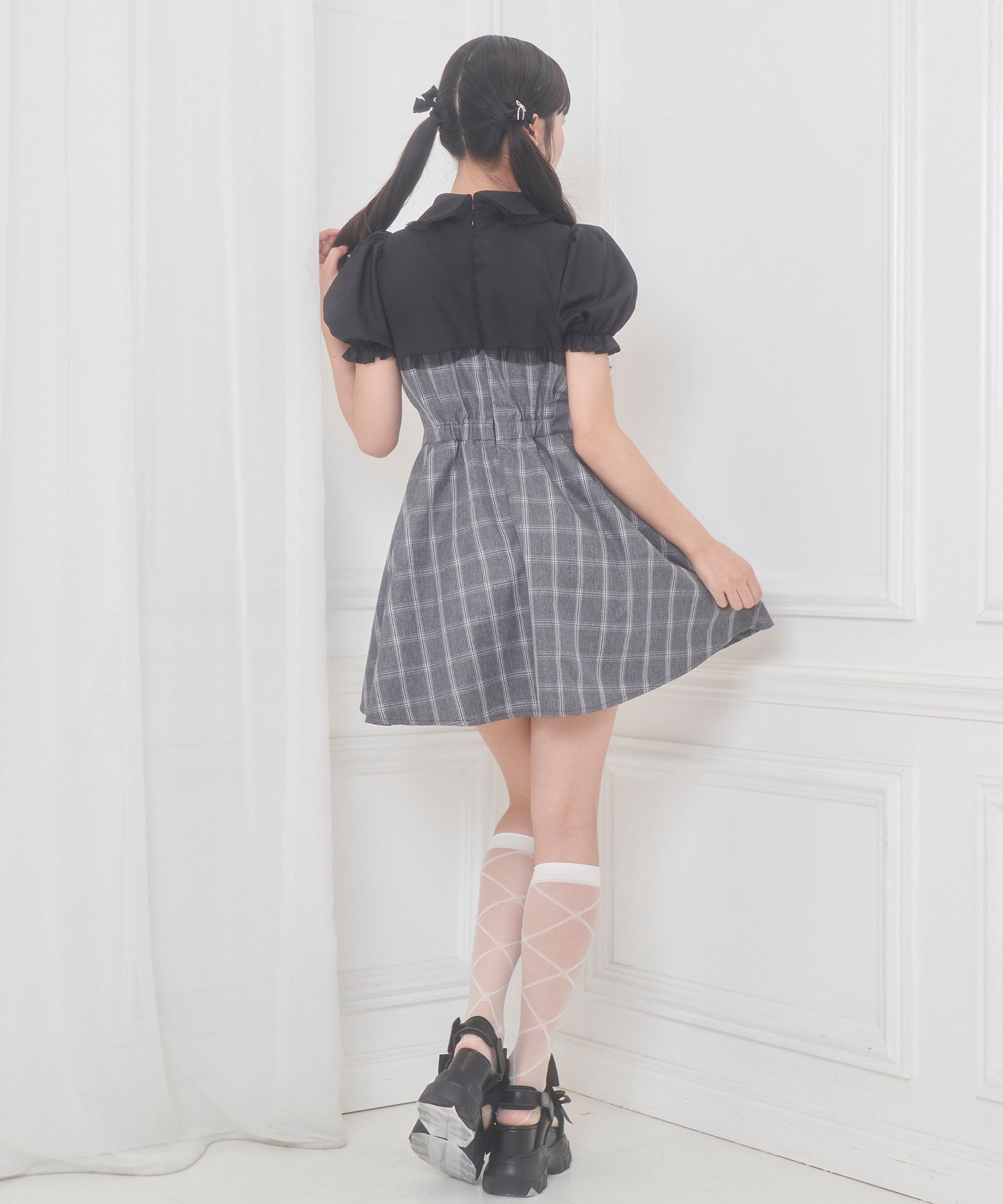 コルセット風チュールキャミ付きワンピース – BUNNY APARTMENT