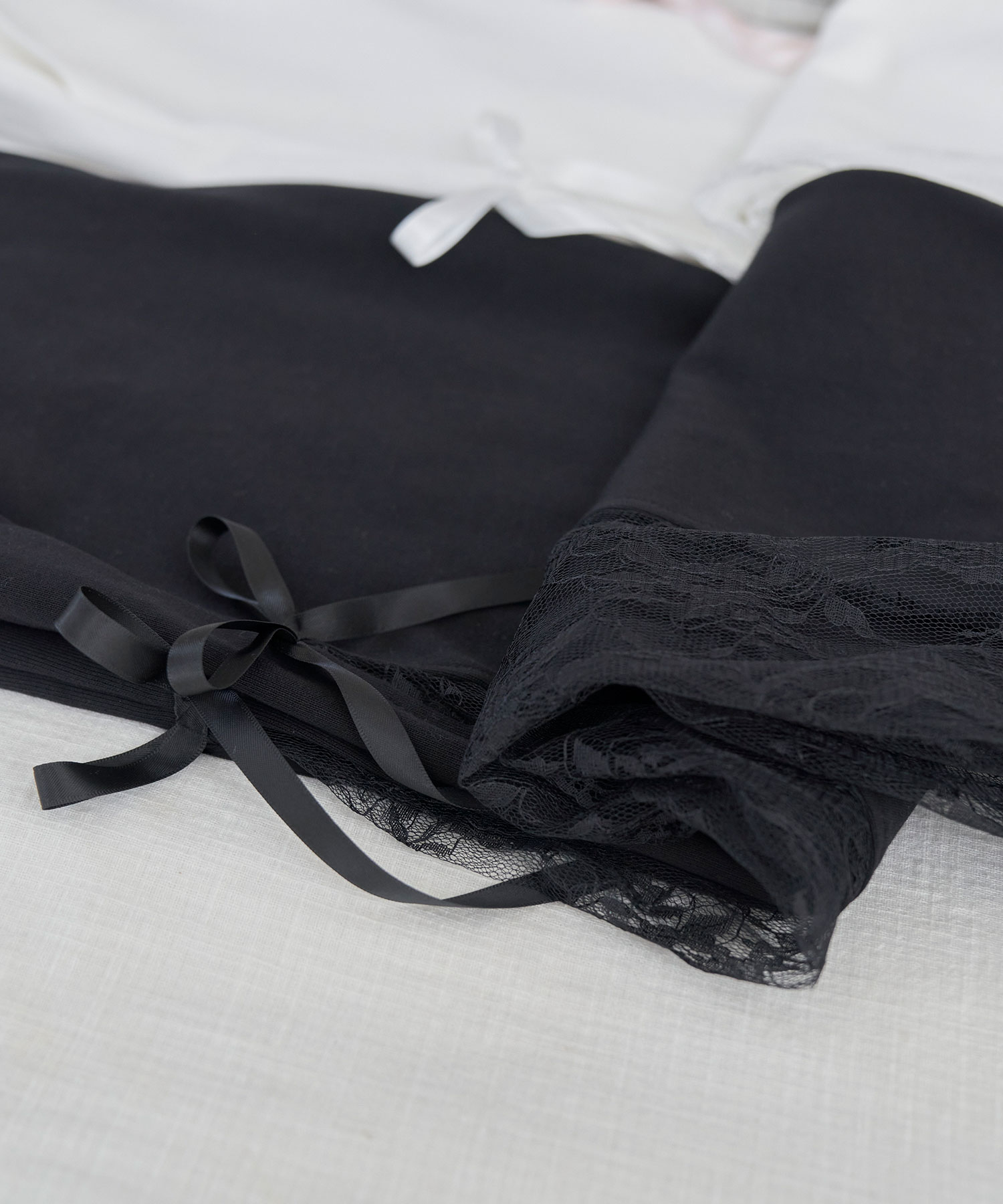 side lace sweat pants