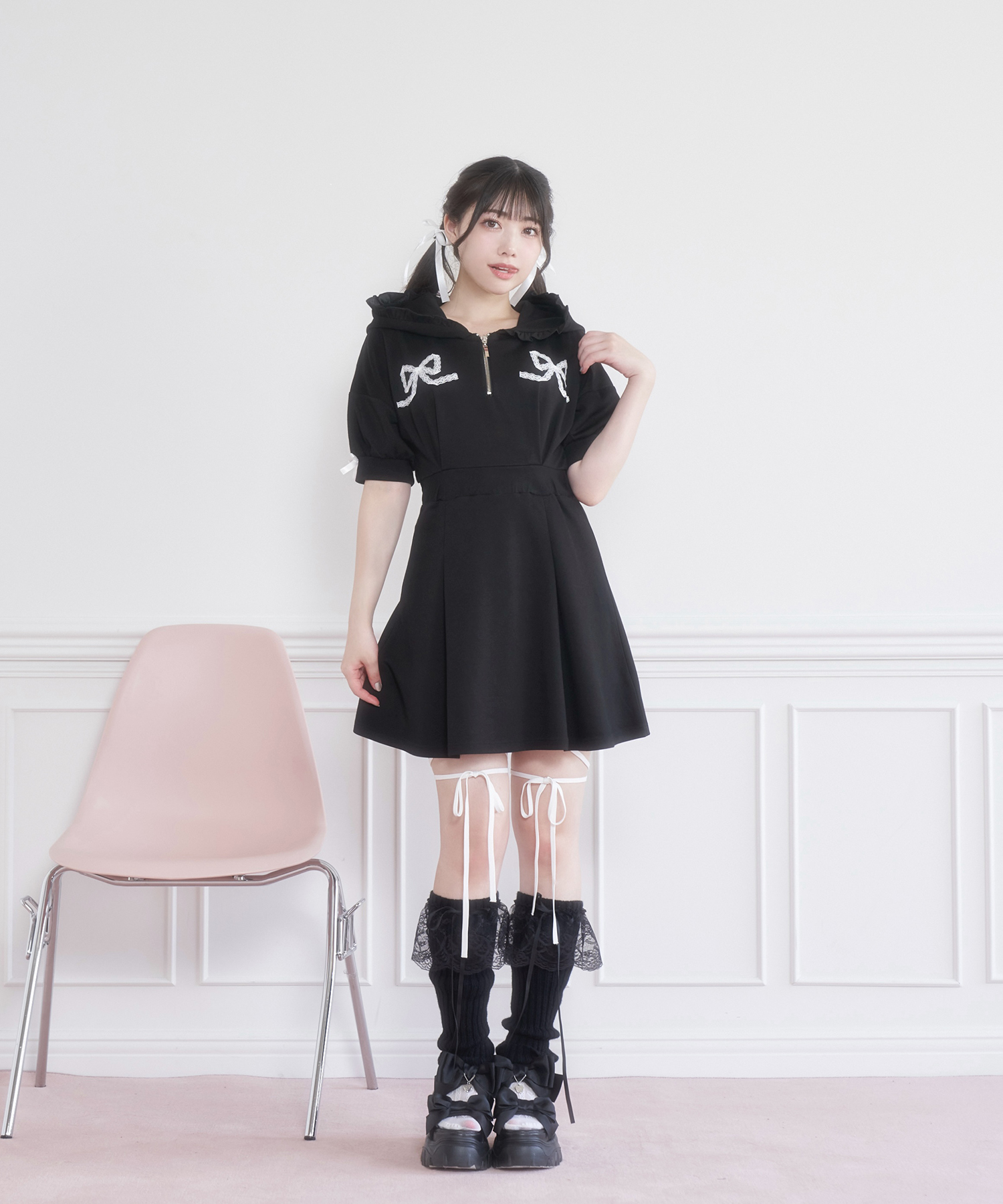 ハニーミーハニー♡レースアップガウチョパンツ 