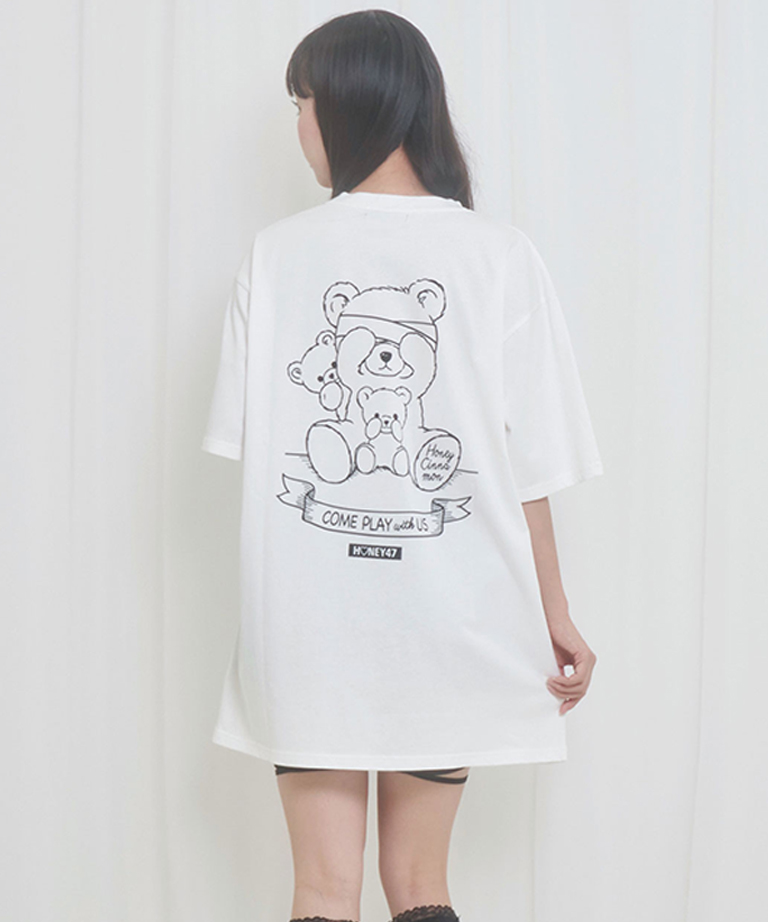 bee's room hannah Tシャツ　ホワイト bee's room hannah Tシャツ ホワイト - メルカリ