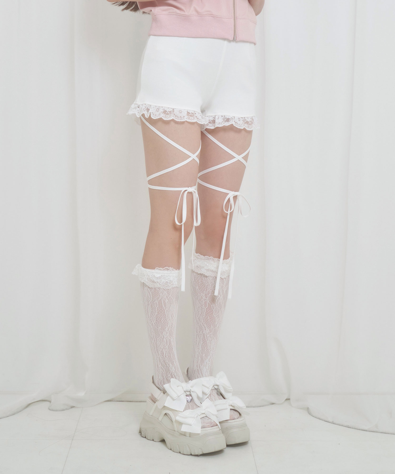 エナメルレースアップベアビスチェ×フレアスカートセクシーツインバニー　Lサイズ Tika ハロウィンコスプレ エナメルレース アップベア ビスチェ