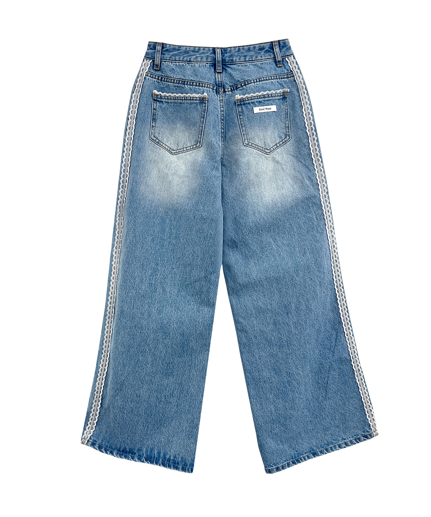 lace line denim pants – BUNNY APARTMENT