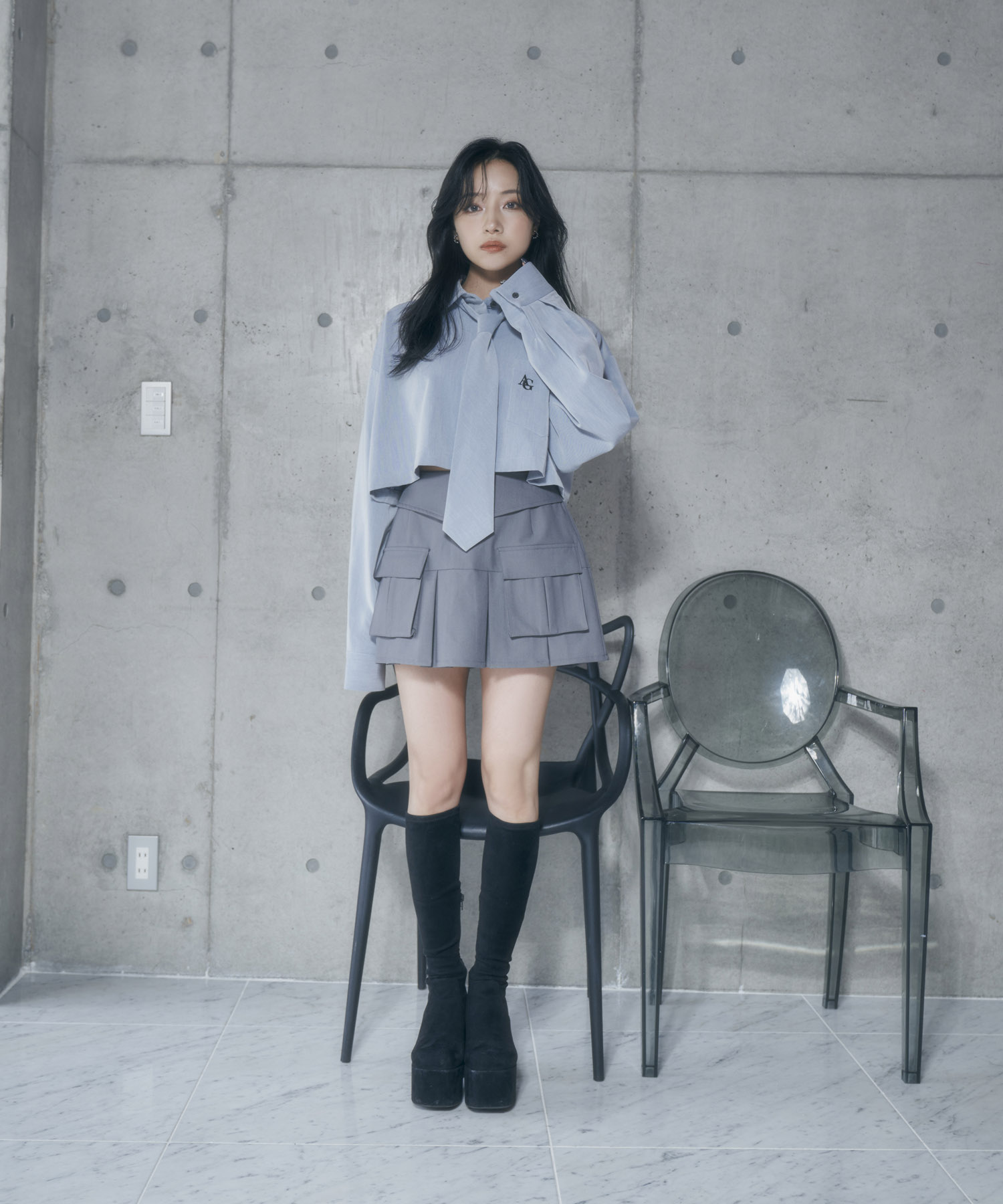 ネクタイセットシャツ