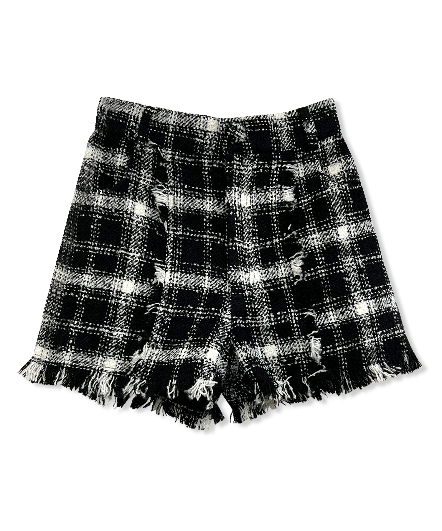 フリンジチェックジャケット ショーパンSET UP