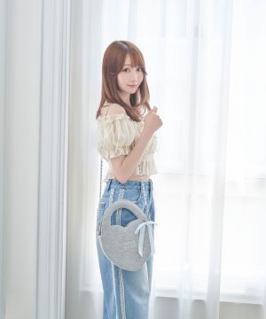 heart shoulder bag