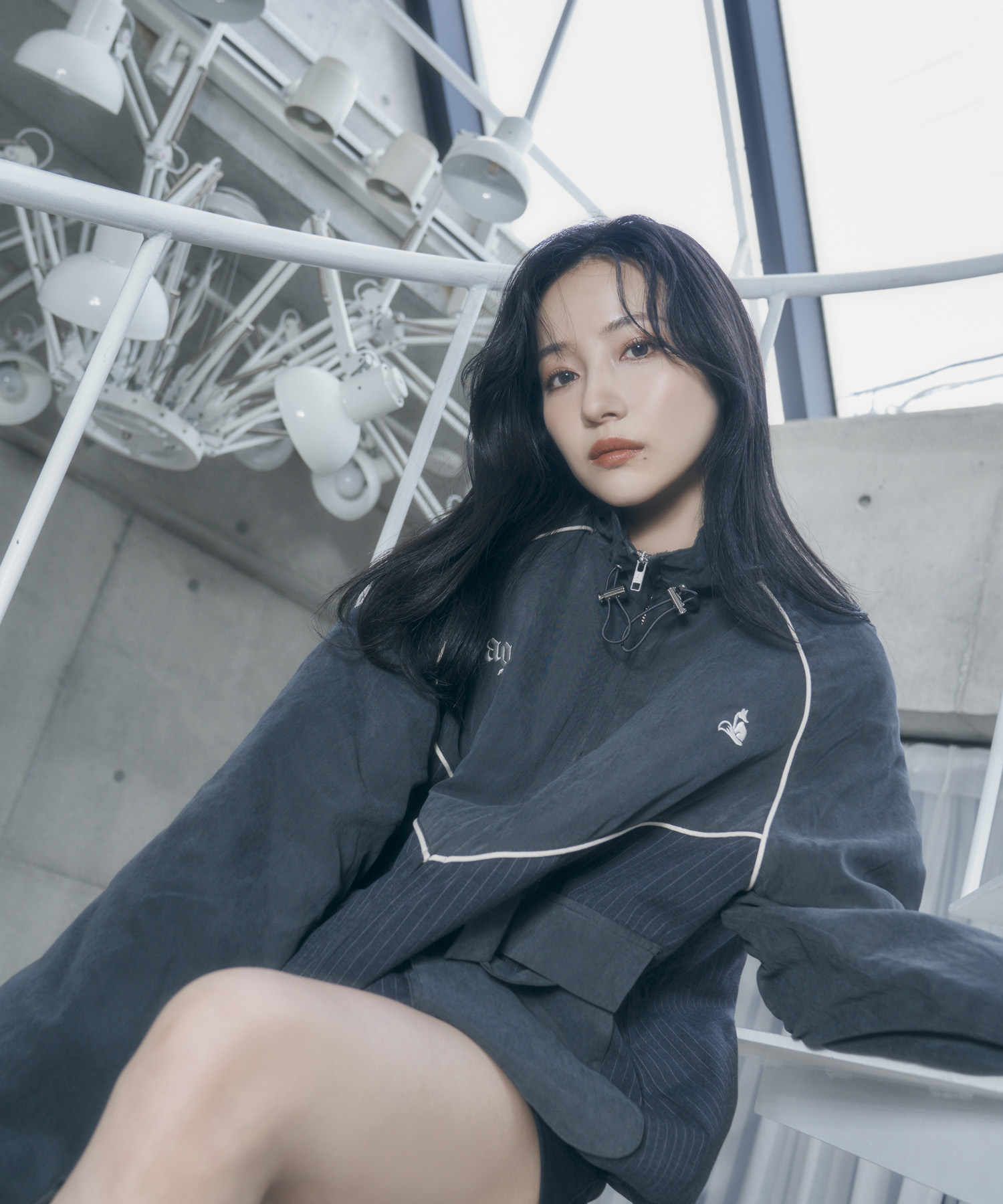 【NOVELTY付き】UNISEX パイピングトラックブルゾン