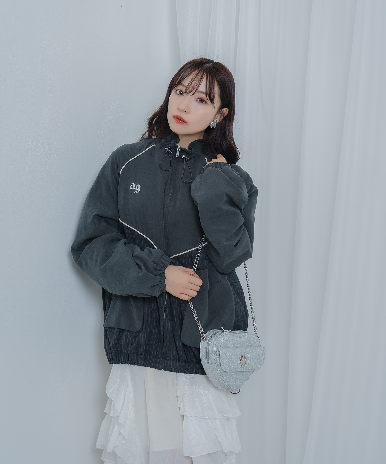 UNISEX パイピングトラックブルゾン – BUNNY APARTMENT