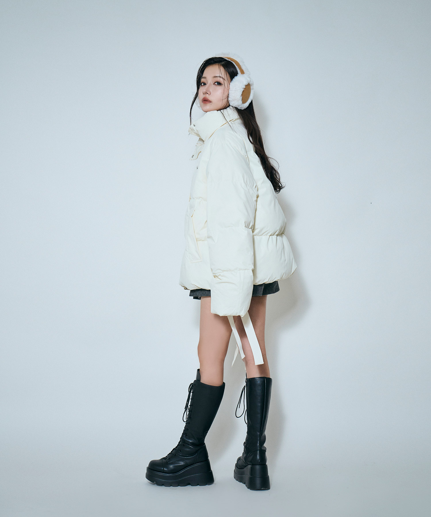 UNISEX バックロゴエコダウン